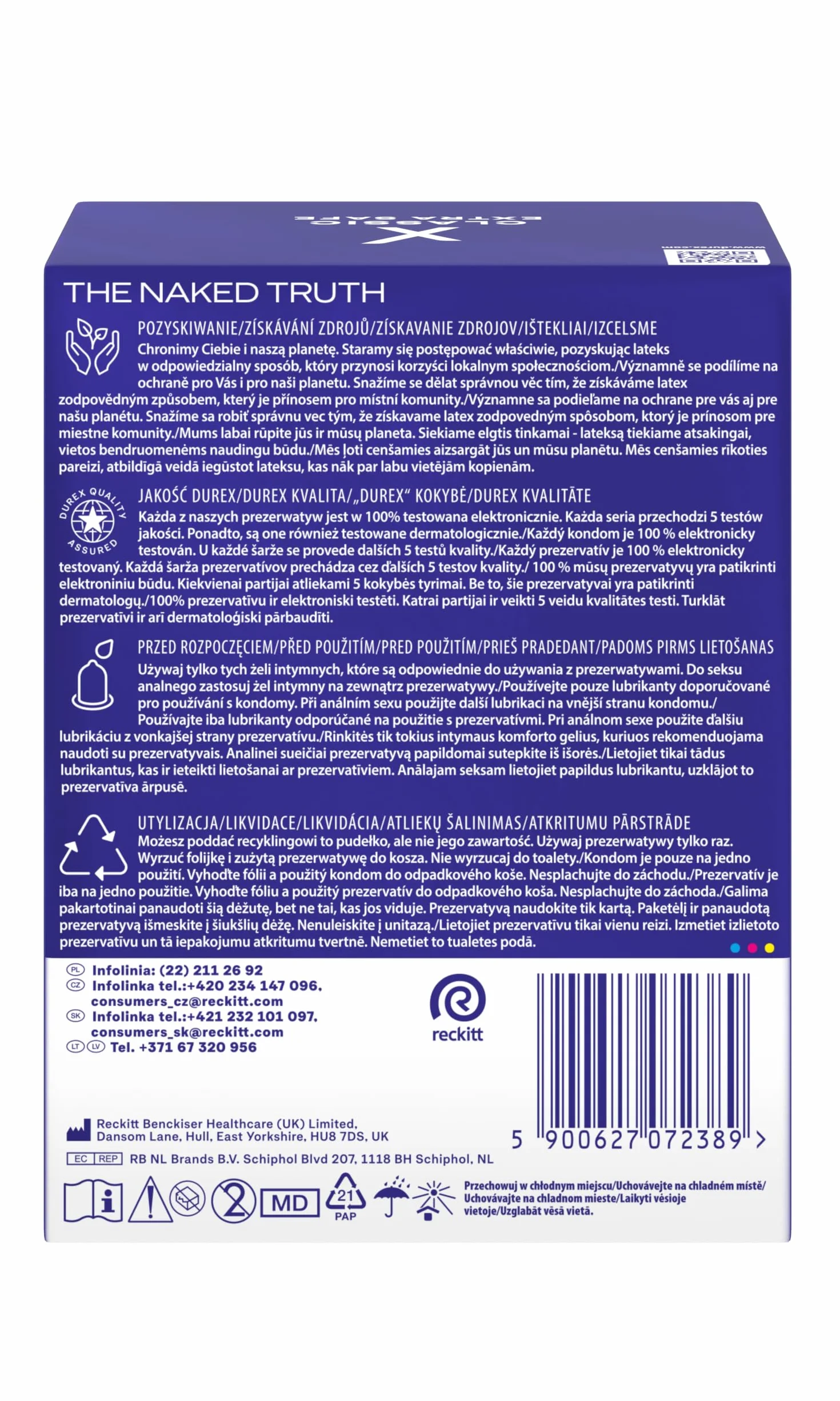 DUREX CLASSIC EXTRA SAFE prezerwatywy z lubrykantem 24 szt.