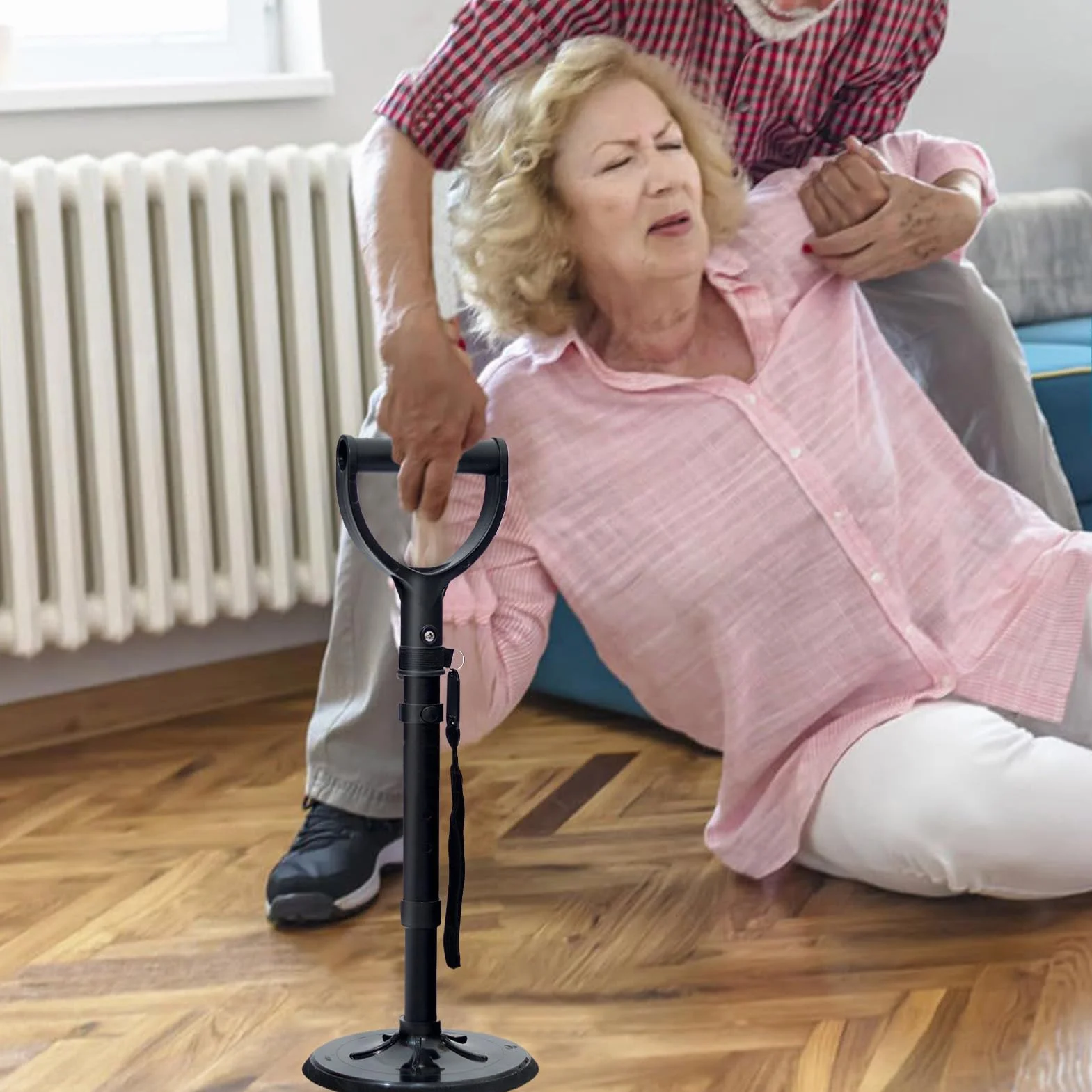 Podpórki do stania z regulacją wysokości dla seniorów - uchwyty bezpieczeństwa pomoc przy wstawaniu