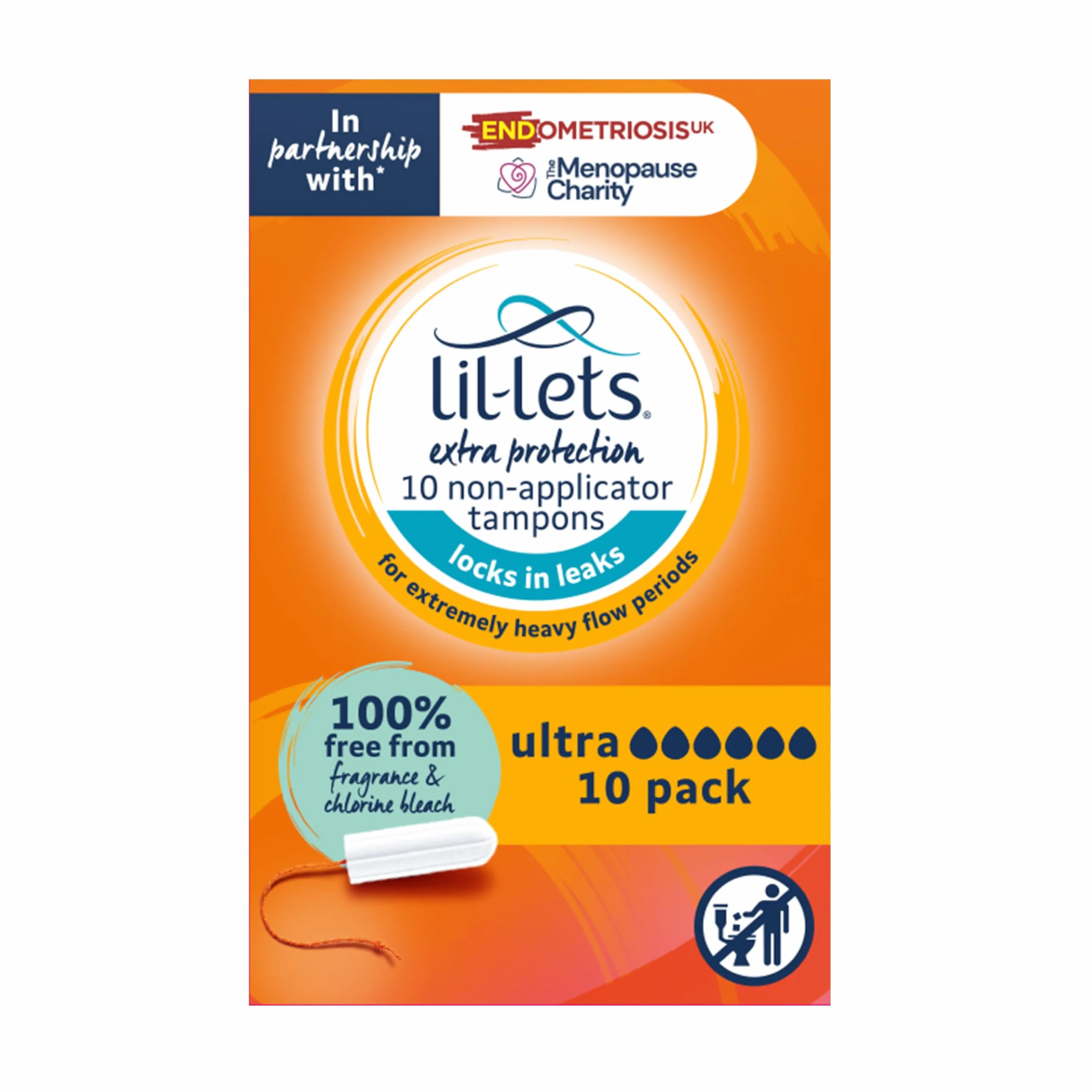 Lil-Lets Ultra tampony bez aplikatora, 10 sztuk