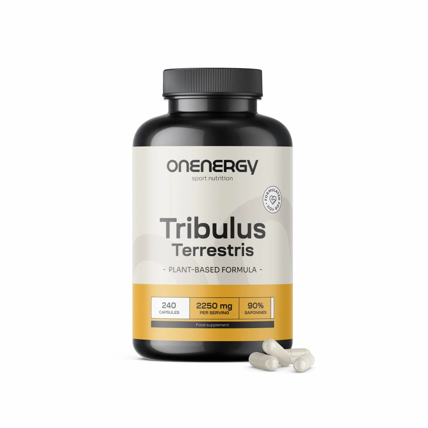 Tribulus 2250 mg 240 kapsułek 90% saponin Wyciąg ziołowy Buzdyganek naziemny