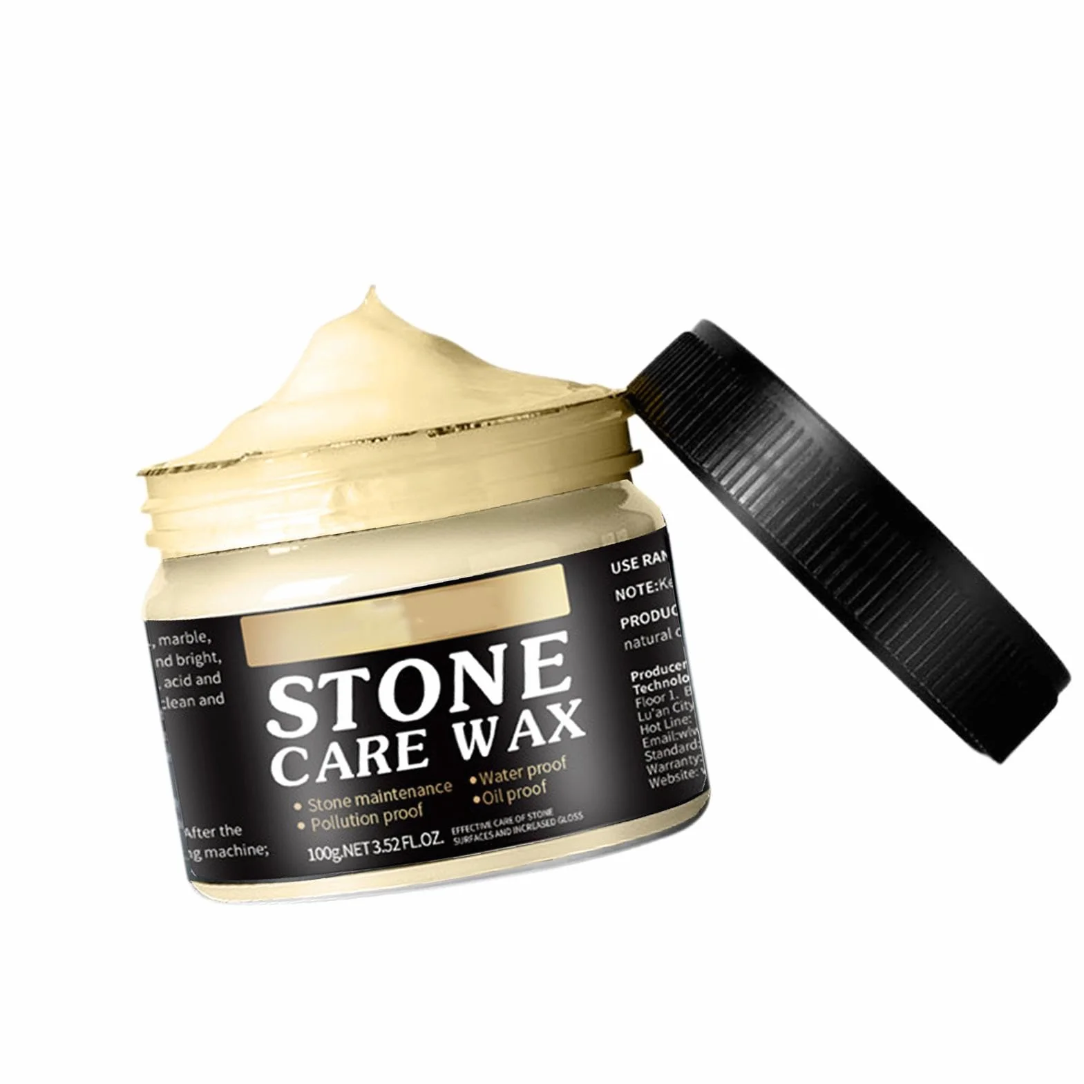 Wosk do polerowania granitu, Stone Care Wax, politura do kamienia, kamie? naturalny, politura do kamienia, ?ysk, wosk polerski, kamie? do mebli marmurowych, p?ytek ceramicznych, pod?óg kamiennych