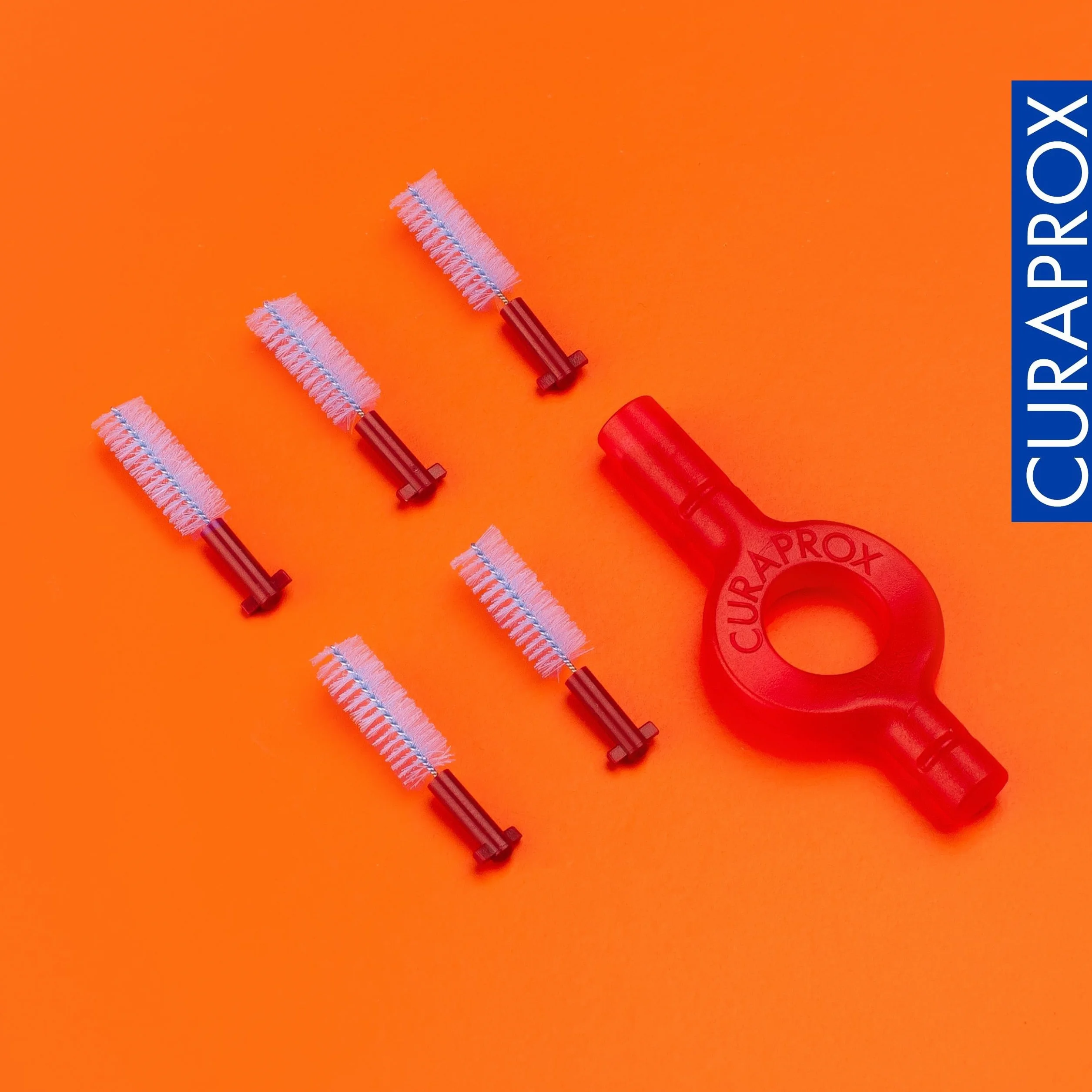 Curaprox CPS 405 Perio Start Zestaw Szczotek Międzyzębowych 5 sztuk Cherry Pink