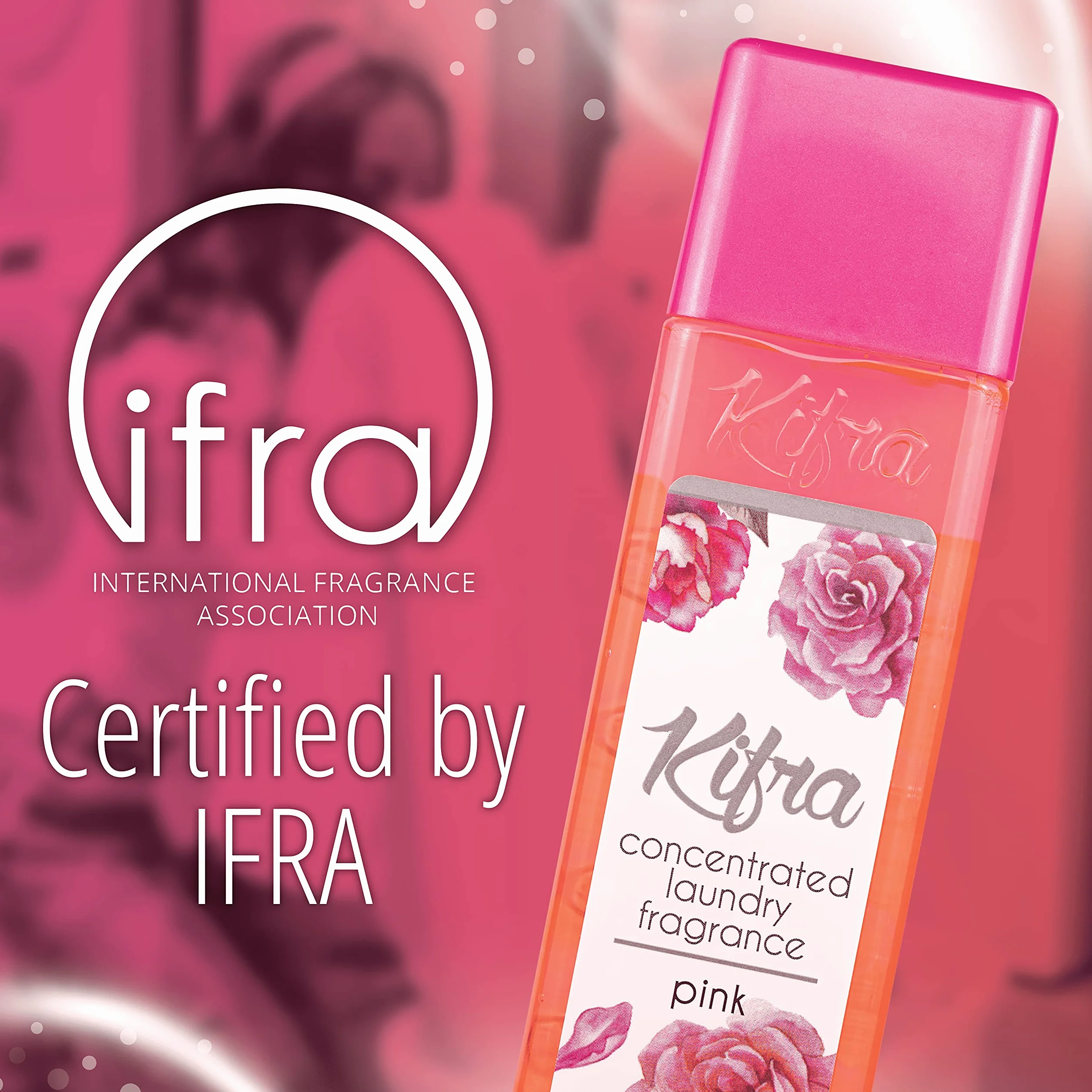 Kifra Pink skoncentrowane perfumy do prania 200 ml 80 cykli długotrwały zapach