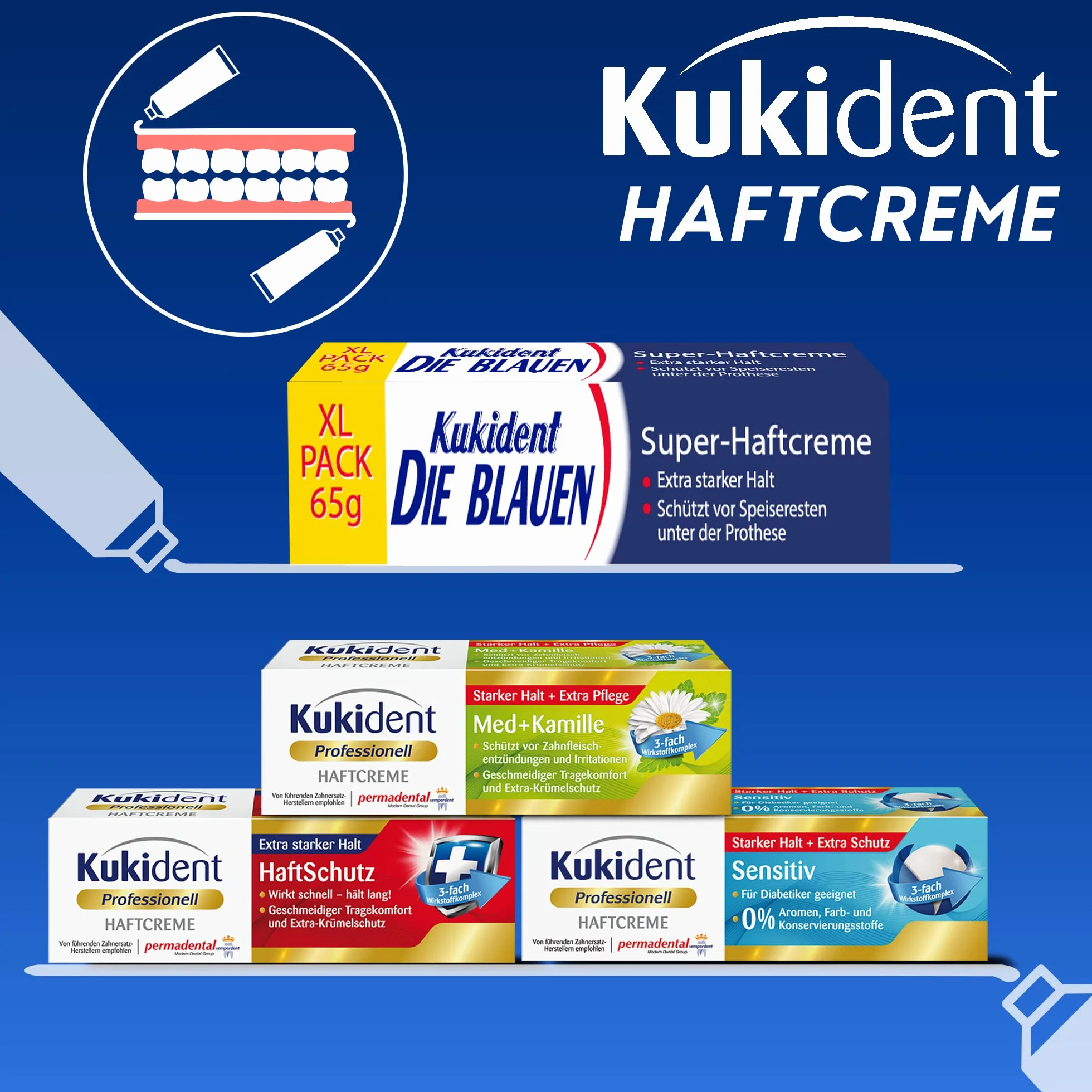 Kukident Aktiv Plus, 33 tabletki