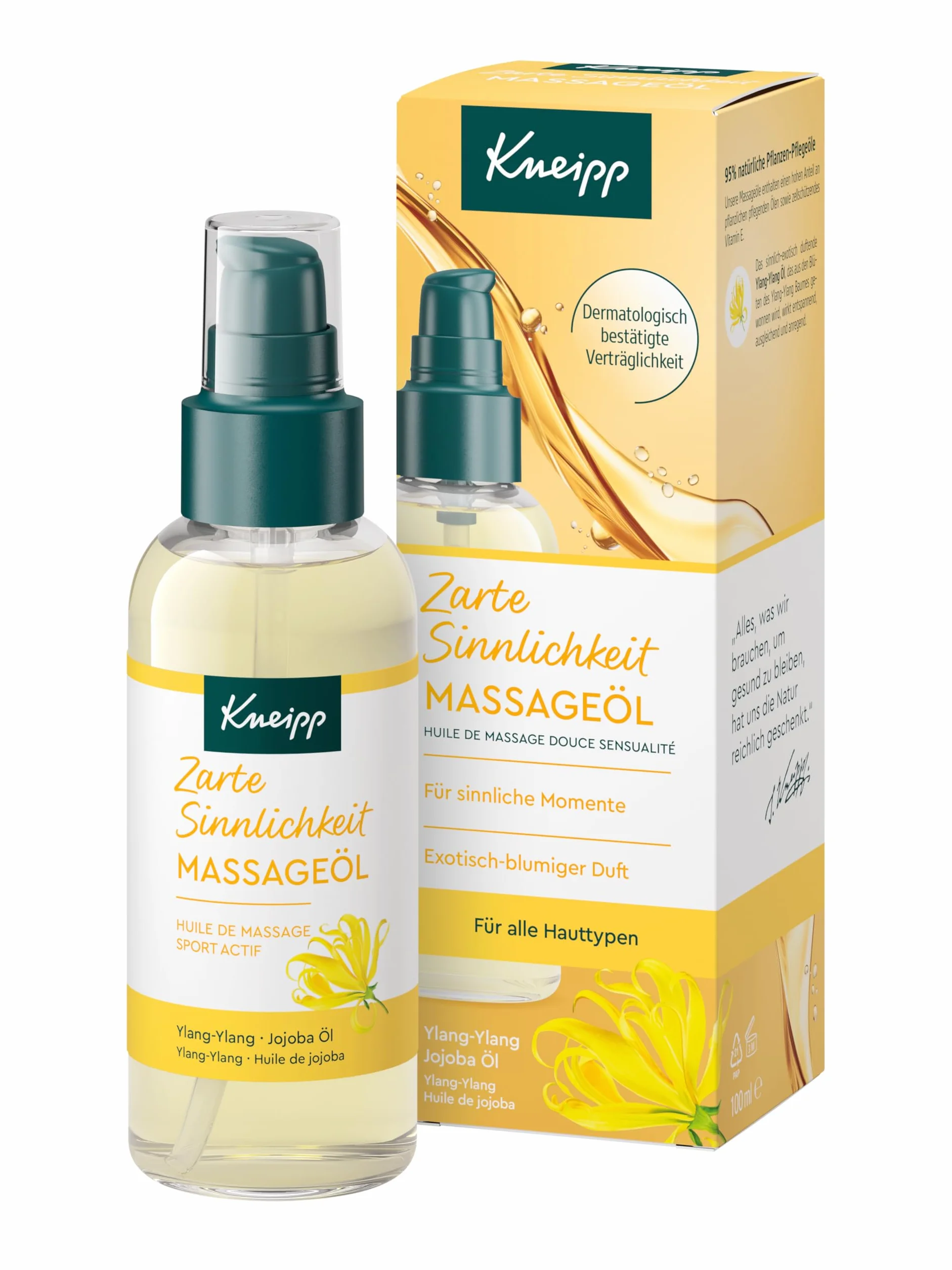 Kneipp Olejek do masażu Ylang Ylang i olejek jojoba 100 ml