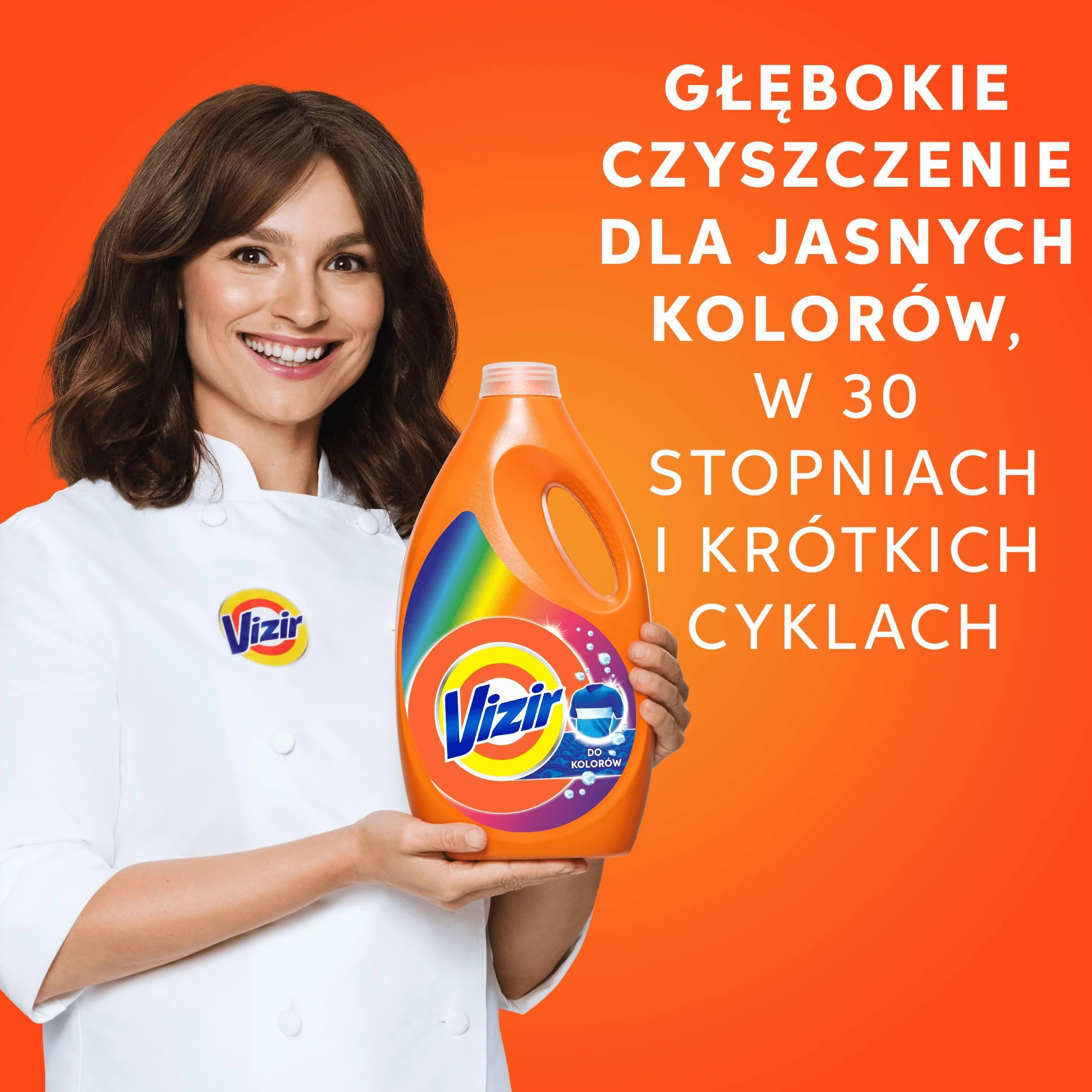Vizir płyn do prania, 60 prań, Color, dokładne pranie tkanin i zachowanie żywych kolorów