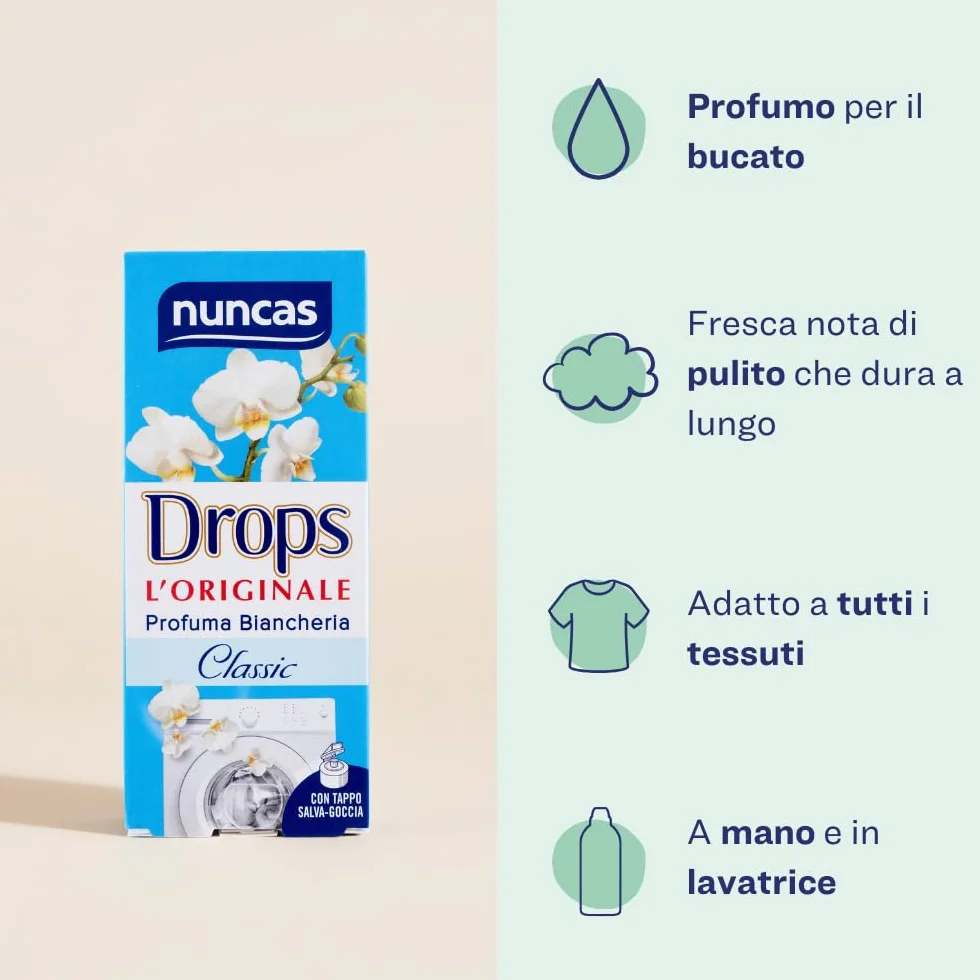 Nuncas Drops Classic pranie - 100 ml