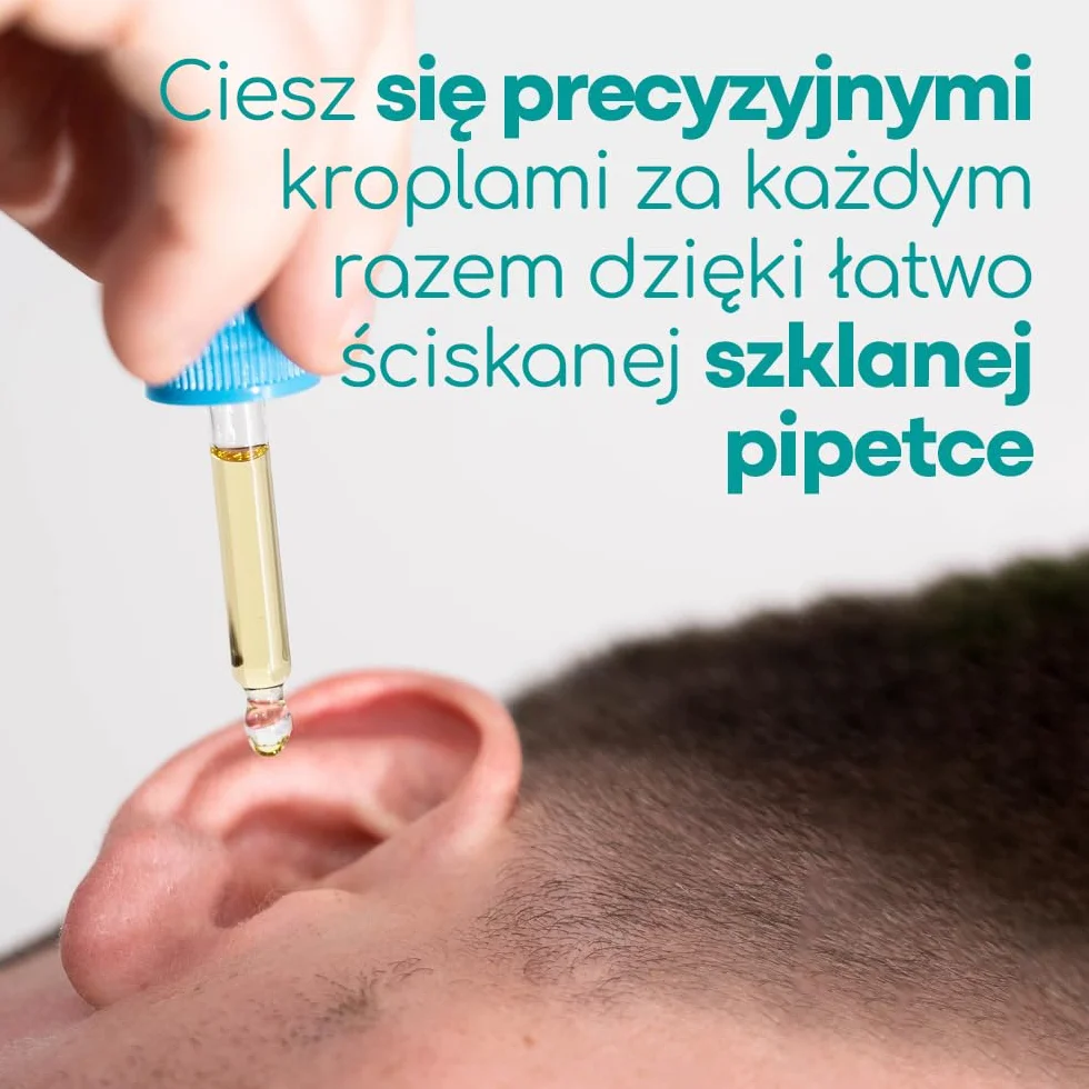 Krople do Uszu do Usuwania Woskowiny 100% Czysta Oliwa z Oliwek 10 ml