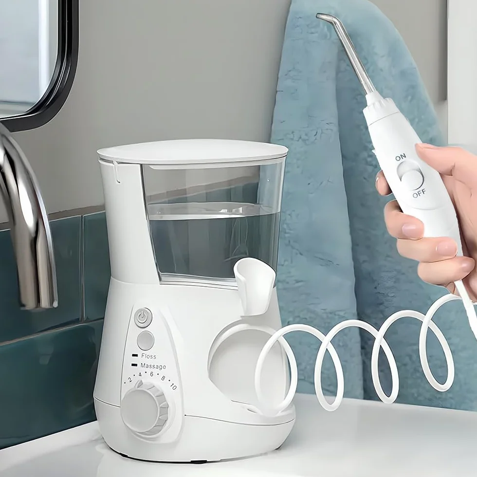 6 szt wymienne końcówki do irygatora wodnego Waterpik, głowice do napełniania flossera, wymienny irygator doustny (niebieski, fioletowy; czarny; biały)
