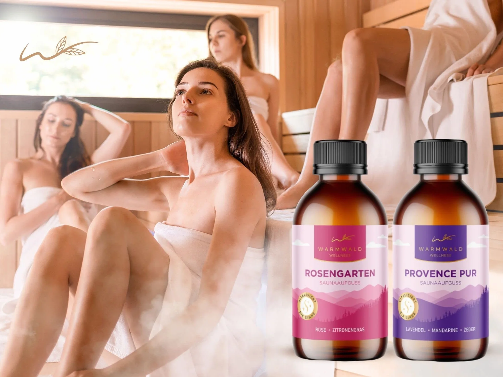 Napar do sauny z naturalnymi olejkami eterycznymi ciepły las 2 x 100 ml