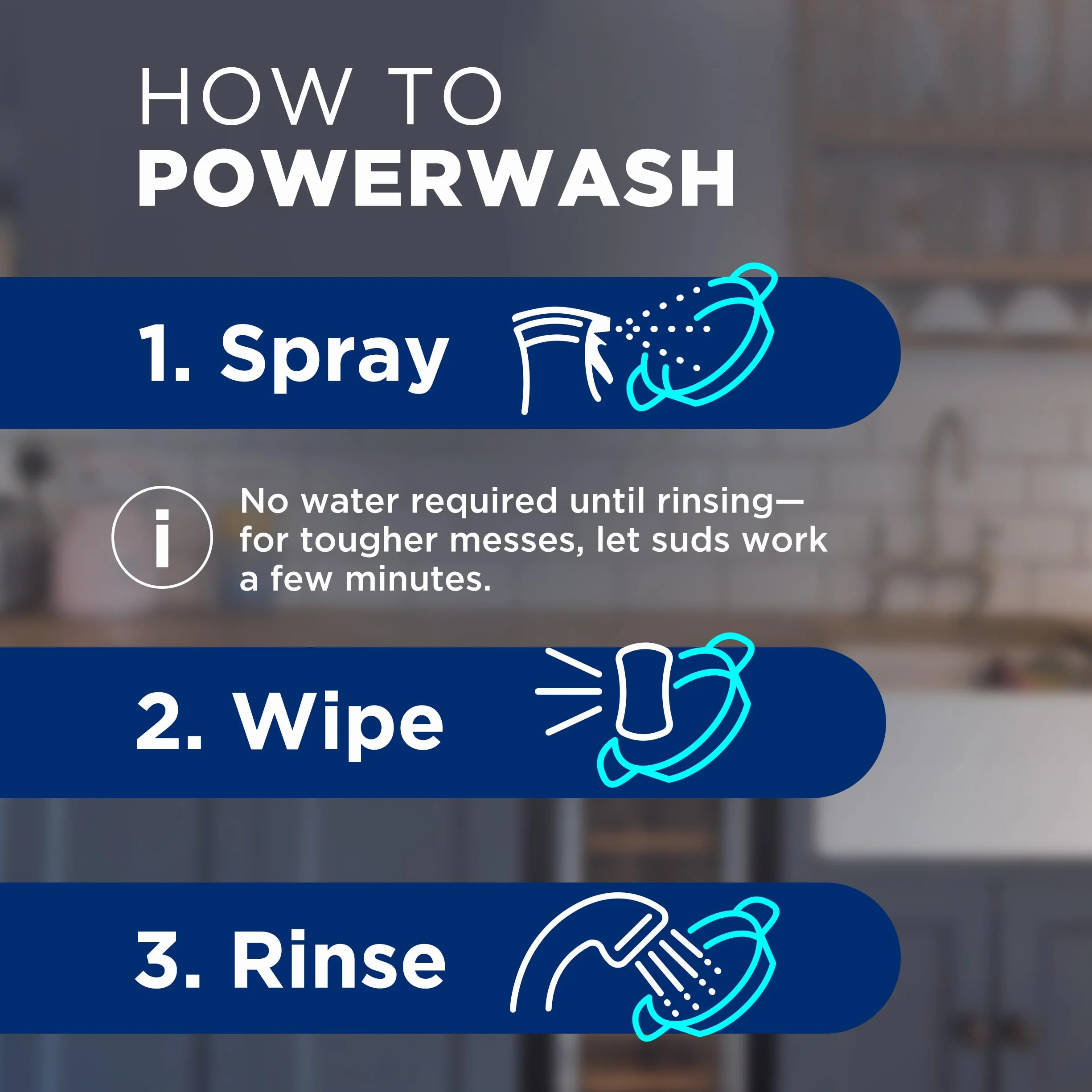 Ultra Free & Clear Powerwash Dish Spray Soap Pear Scent 16-oz