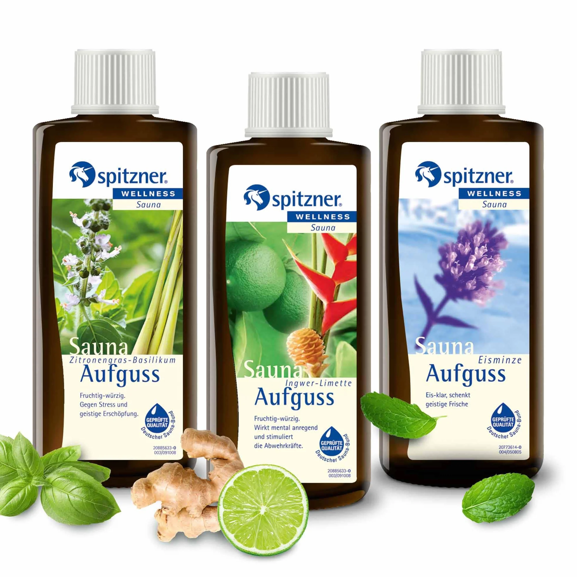Zestaw naparów do sauny Spitzner Smaczny (3 x 190ml)