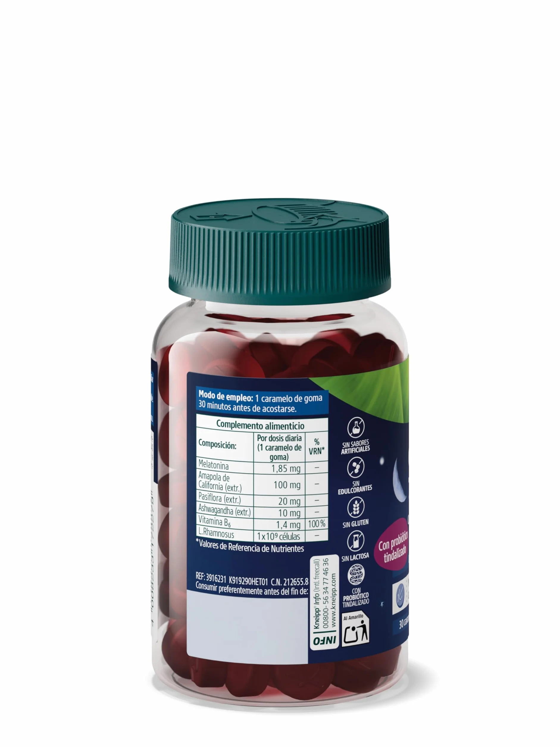 No Brand Arkopharma Arand Rojo 60 Gummies Cereza