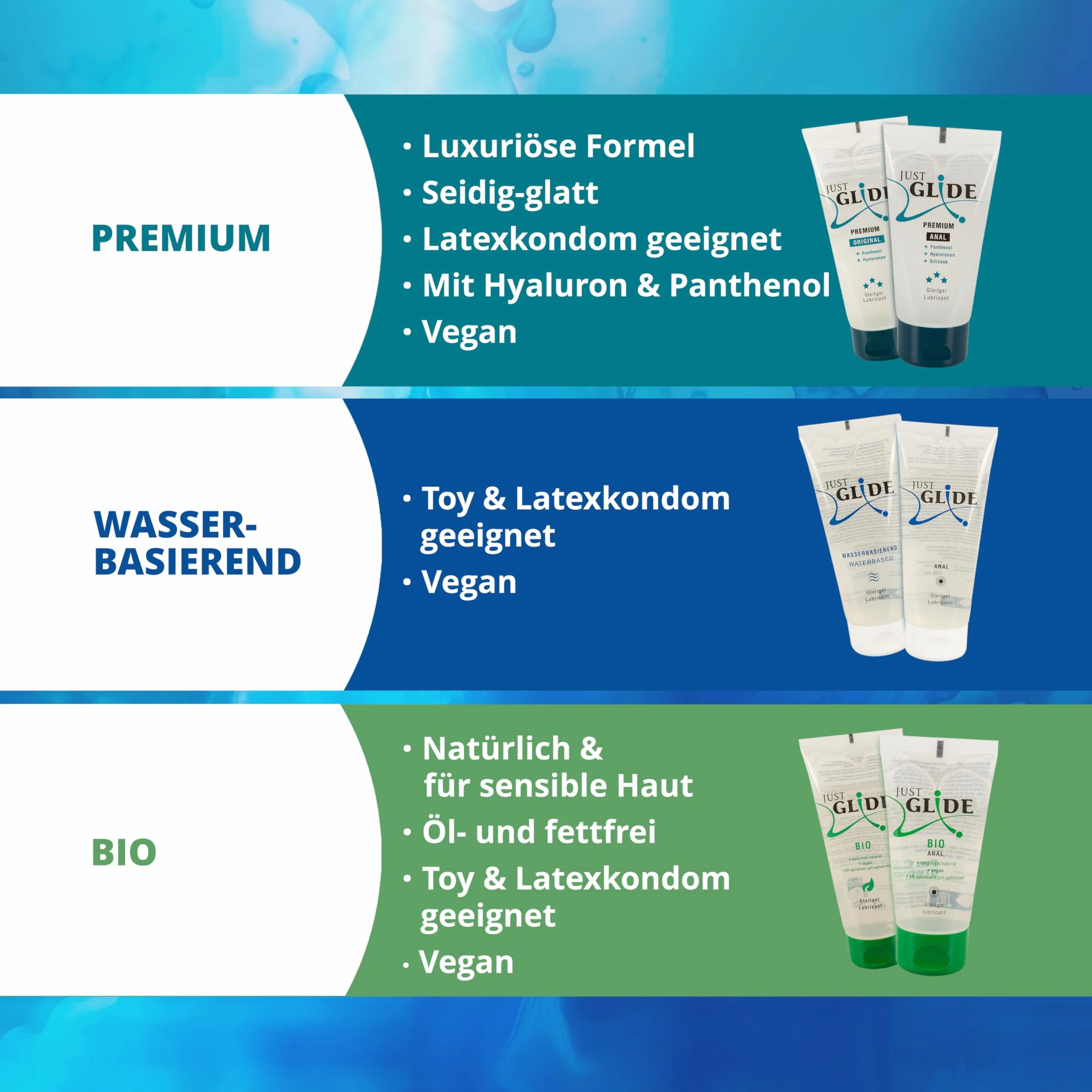Just Glide intensywny lubrykant na bazie wody 1000 ml