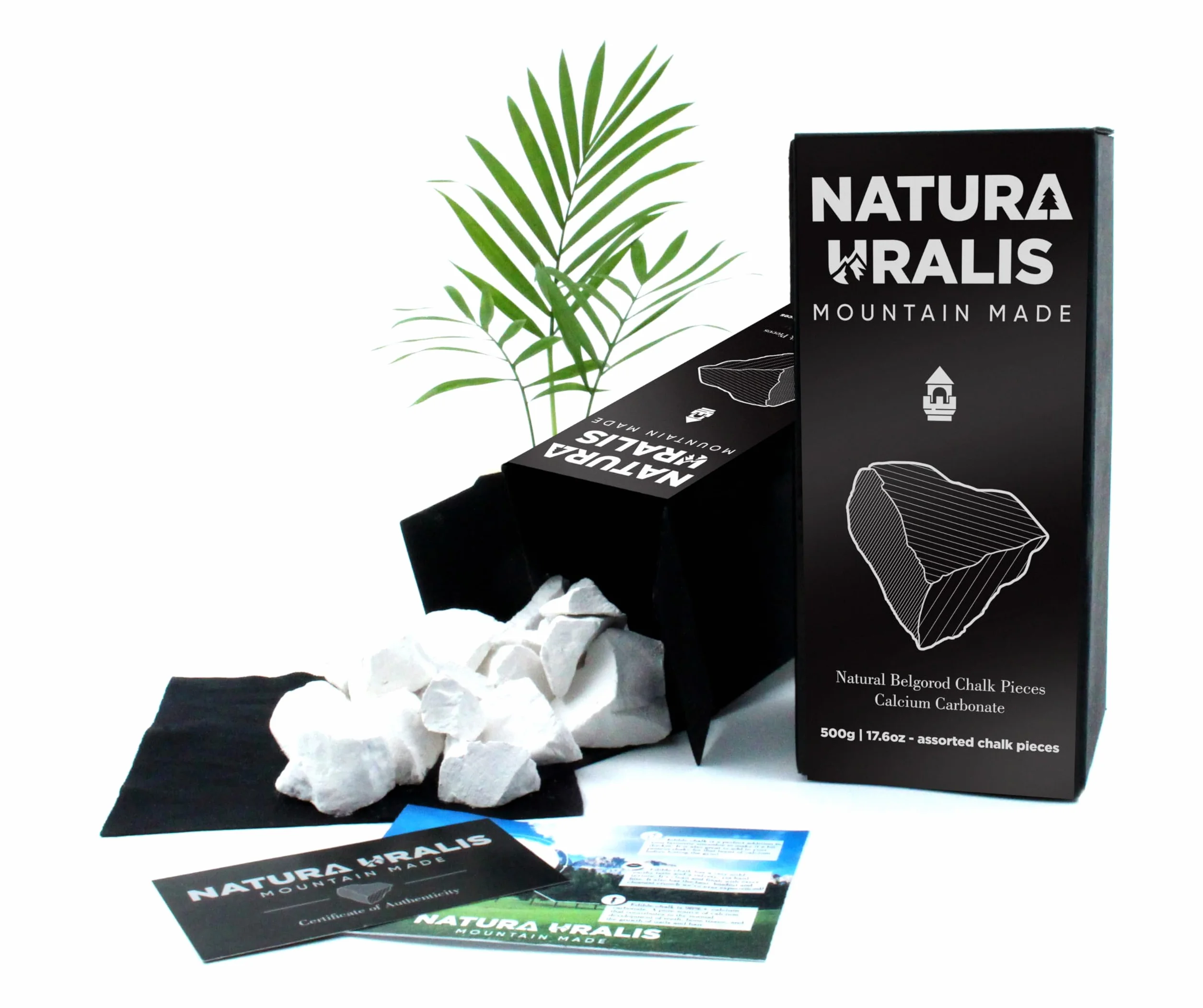 Natura Uralis Premium Belgorod Kawałki Tynkowe 500g Białych Kawałków Wapiennych