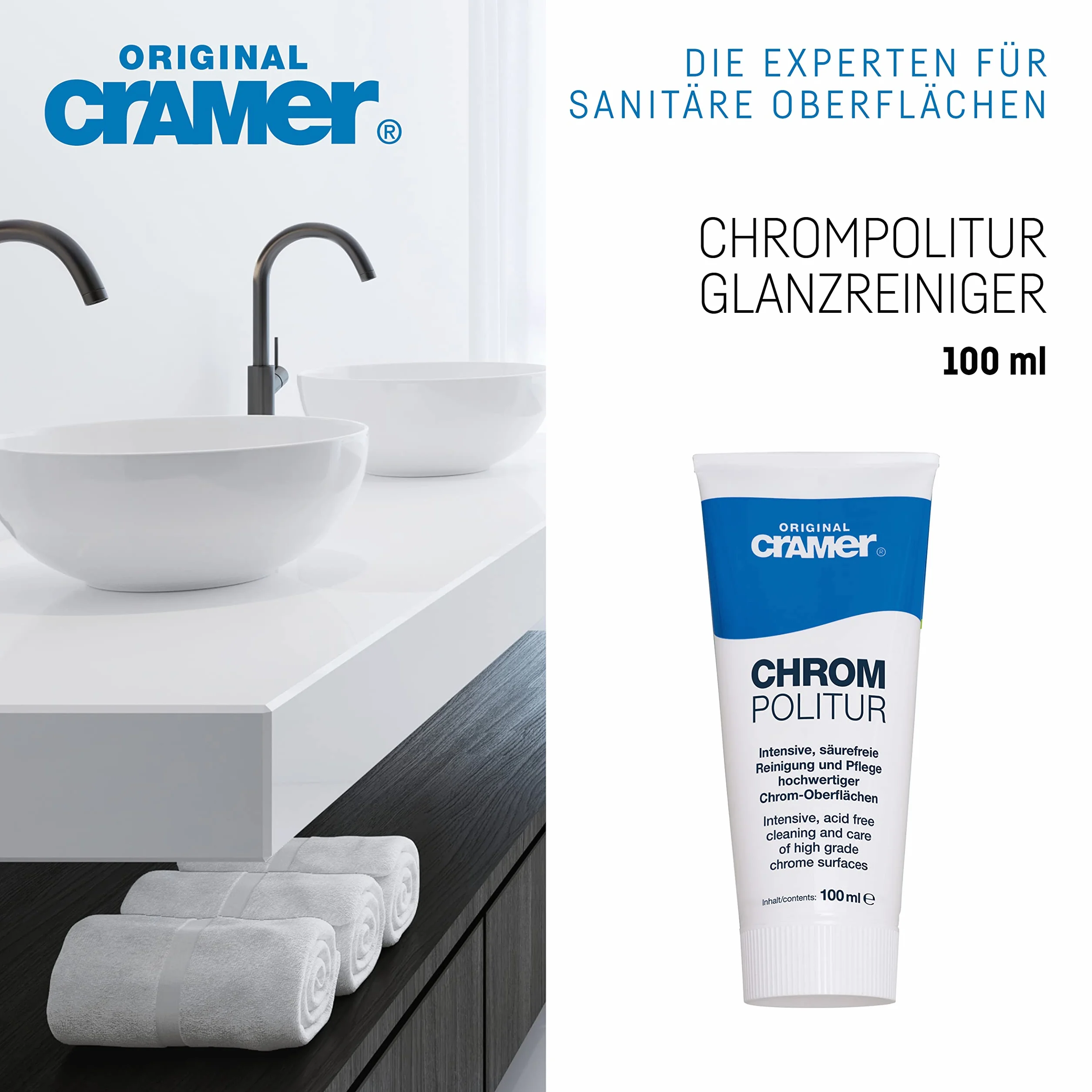 Cramer Chrom-Star politura do chromu 100 ml środek czyszczący bez kwasu