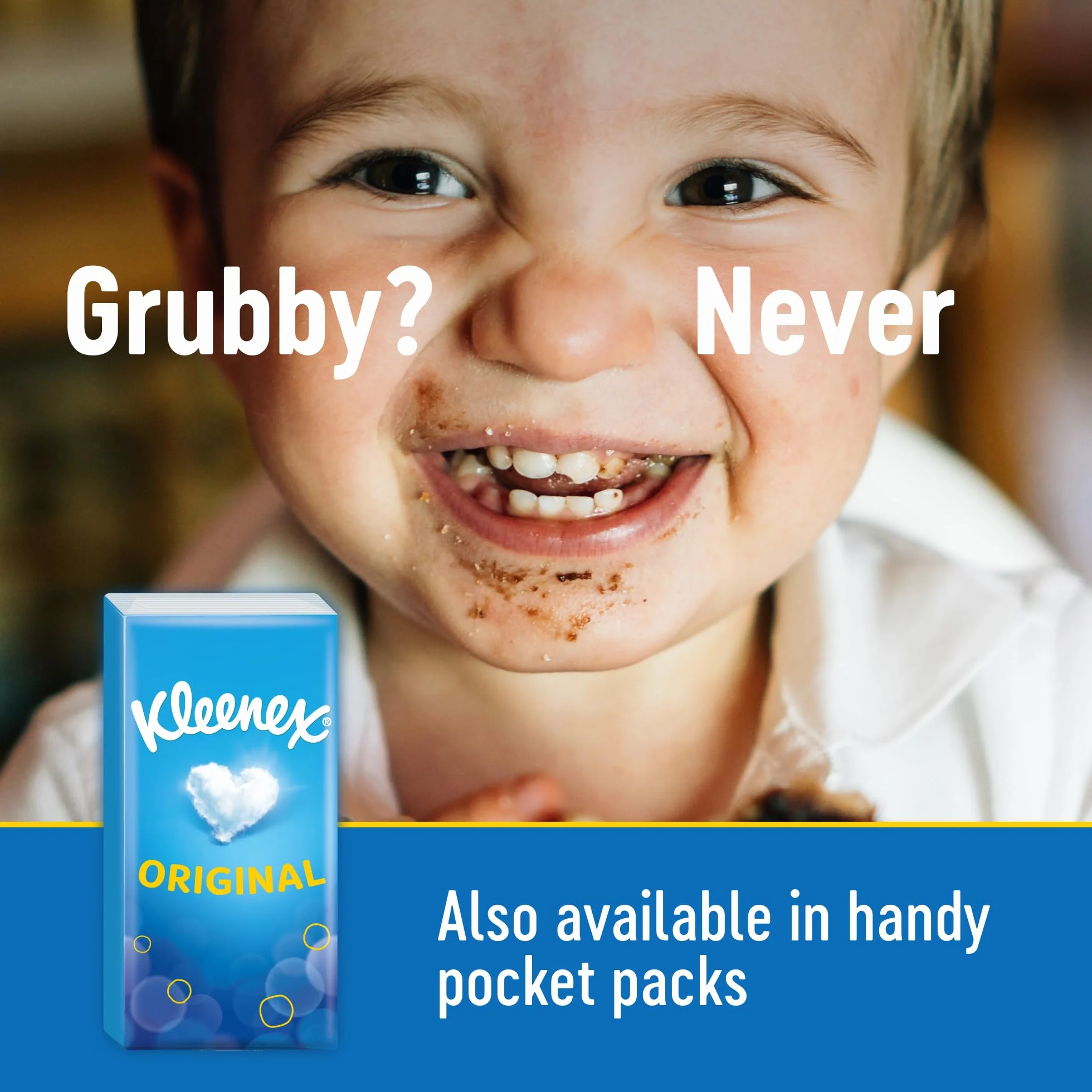 Kleenex Oryginalne chusteczki do twarzy - opakowanie 12 pudełek na chusteczki - miękkie chusteczki do codziennego użytku - delikatne dla skóry Twojej rodziny z odrobiną bawełny