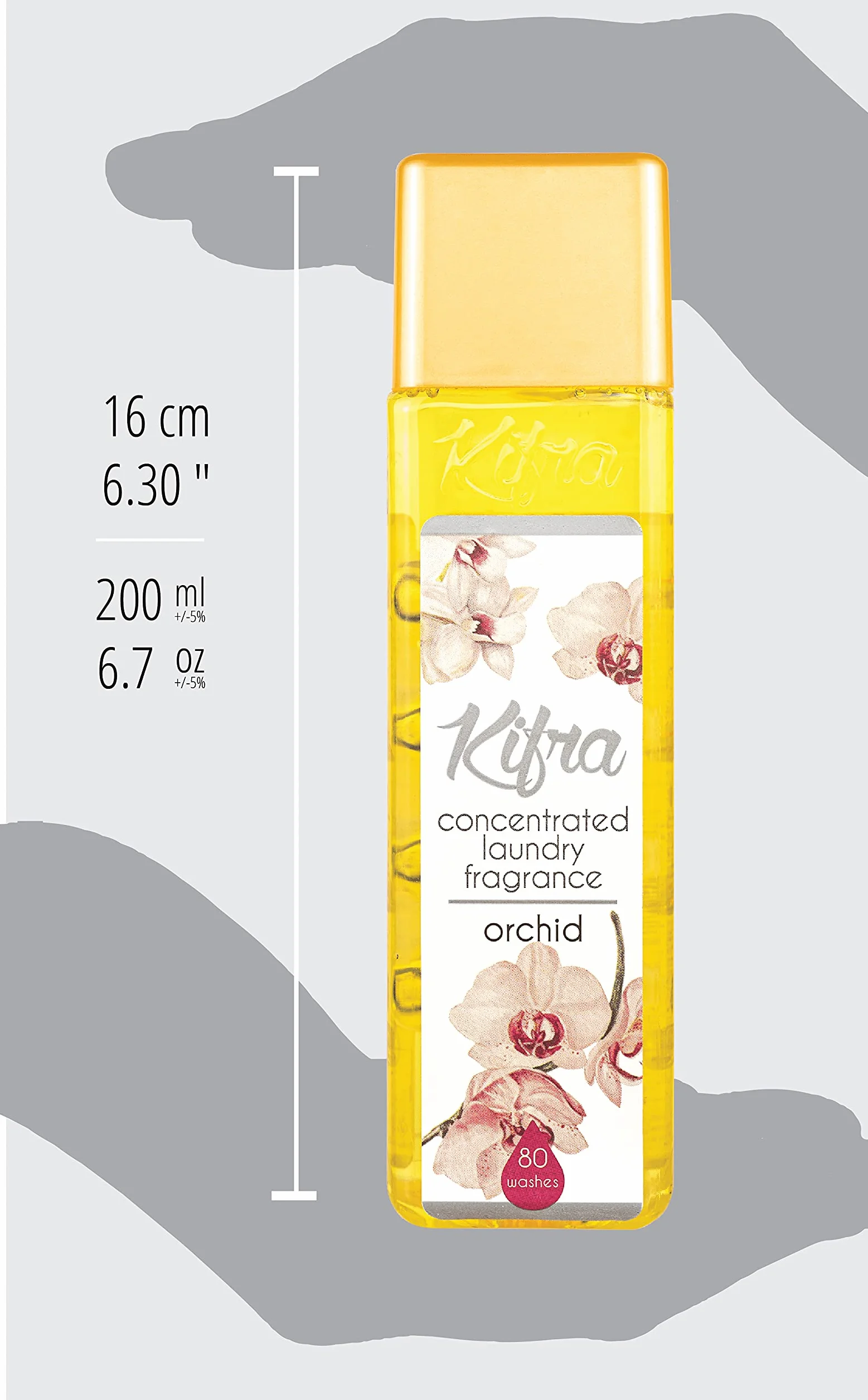 Kifra Orchid skoncentrowane perfumy do prania, 200 ml, 80 cykli prania, długotrwały zapach prania