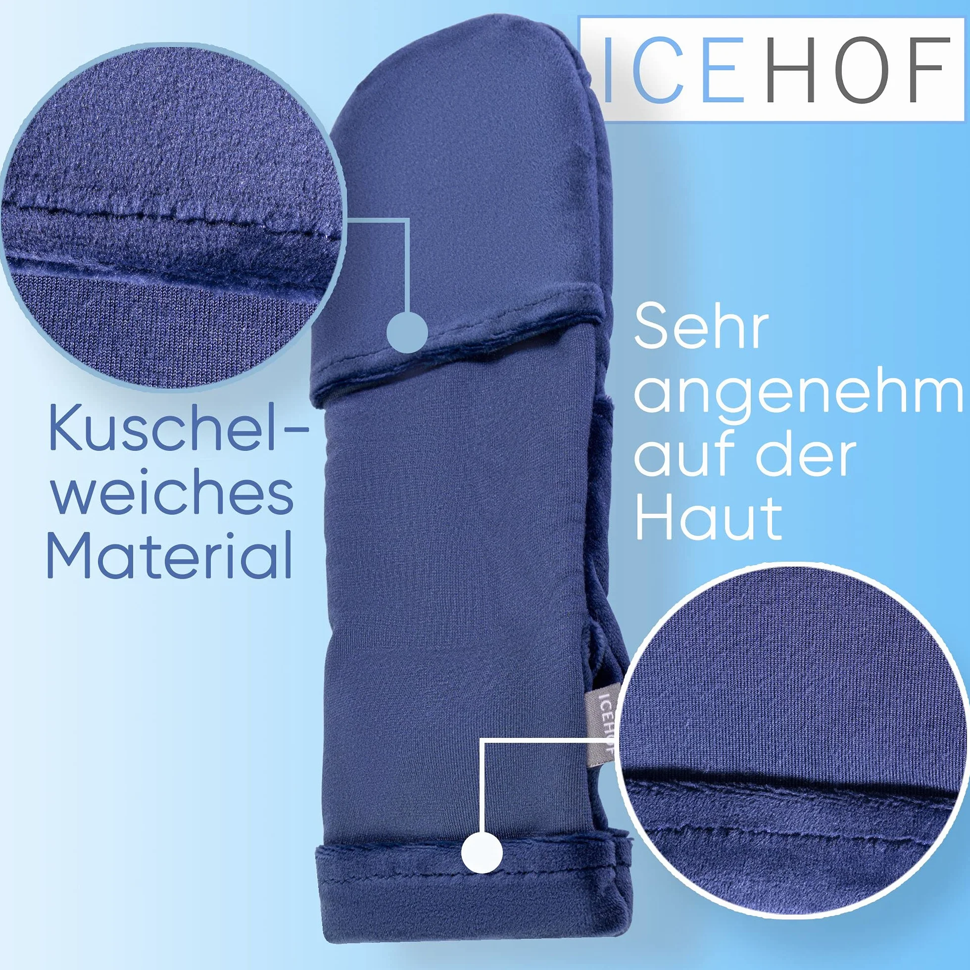 ICEHOF Skarpety chłodzące z żelowymi wkładkami chłodzącymi 1 para rozmiar L