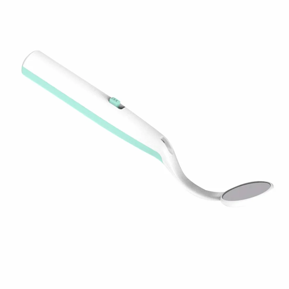 MILISTEN Lustro dentystyczne z oświetleniem LED, ochrona przed zaparowaniem, lusterko dentystyczne, lusterko do pielęgnacji zębów, lusterko do makijażu