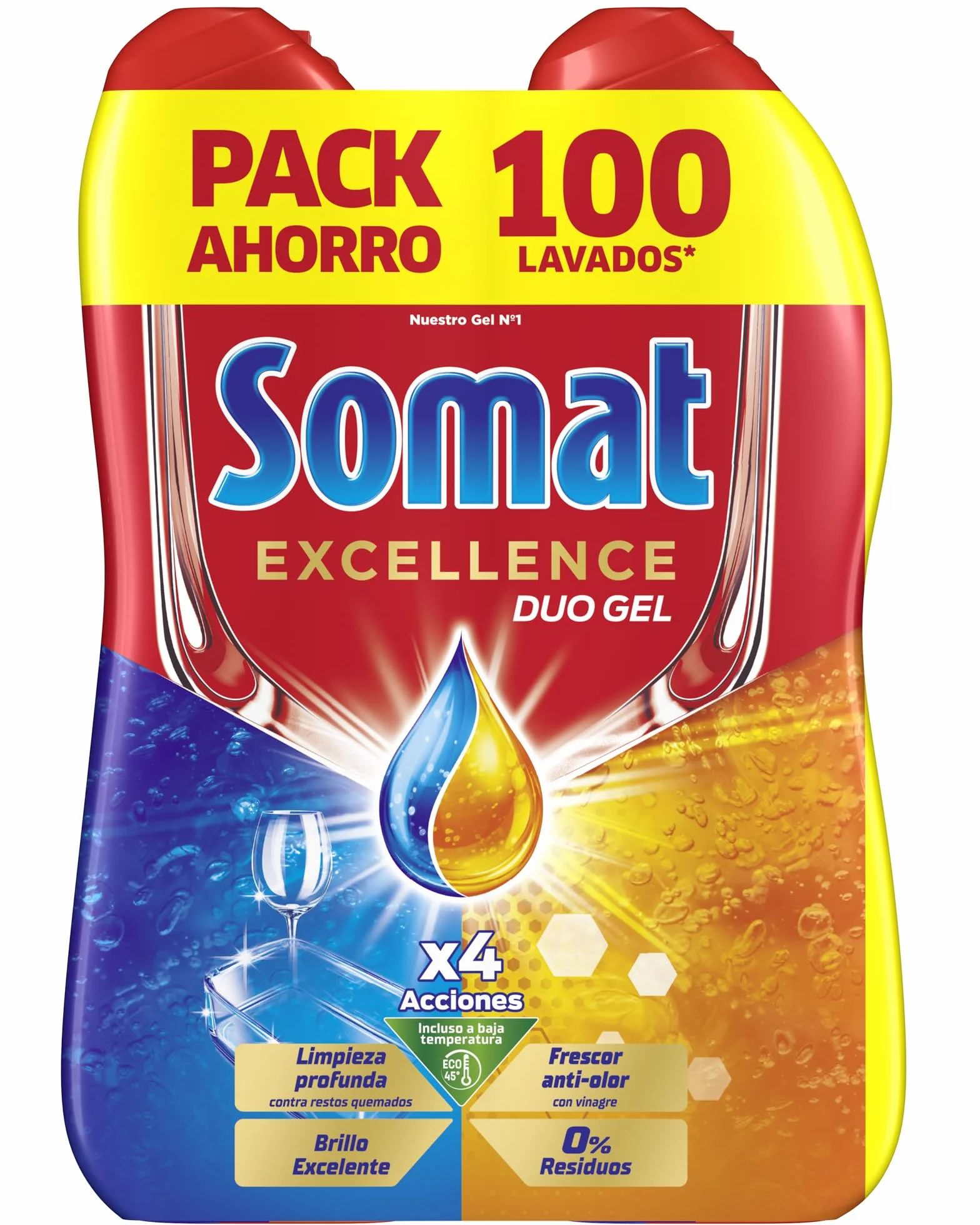 Somat Oro Żel do Zmywarek 2 x 900 ml