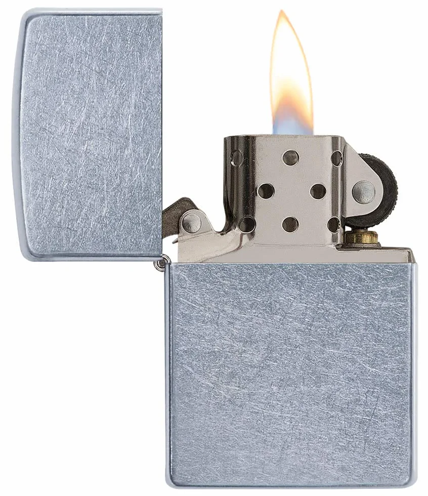Zippo Zapalniczka Sztormowa Street Chrome Base Model Wiatroodporna Wyprodukowano w USA