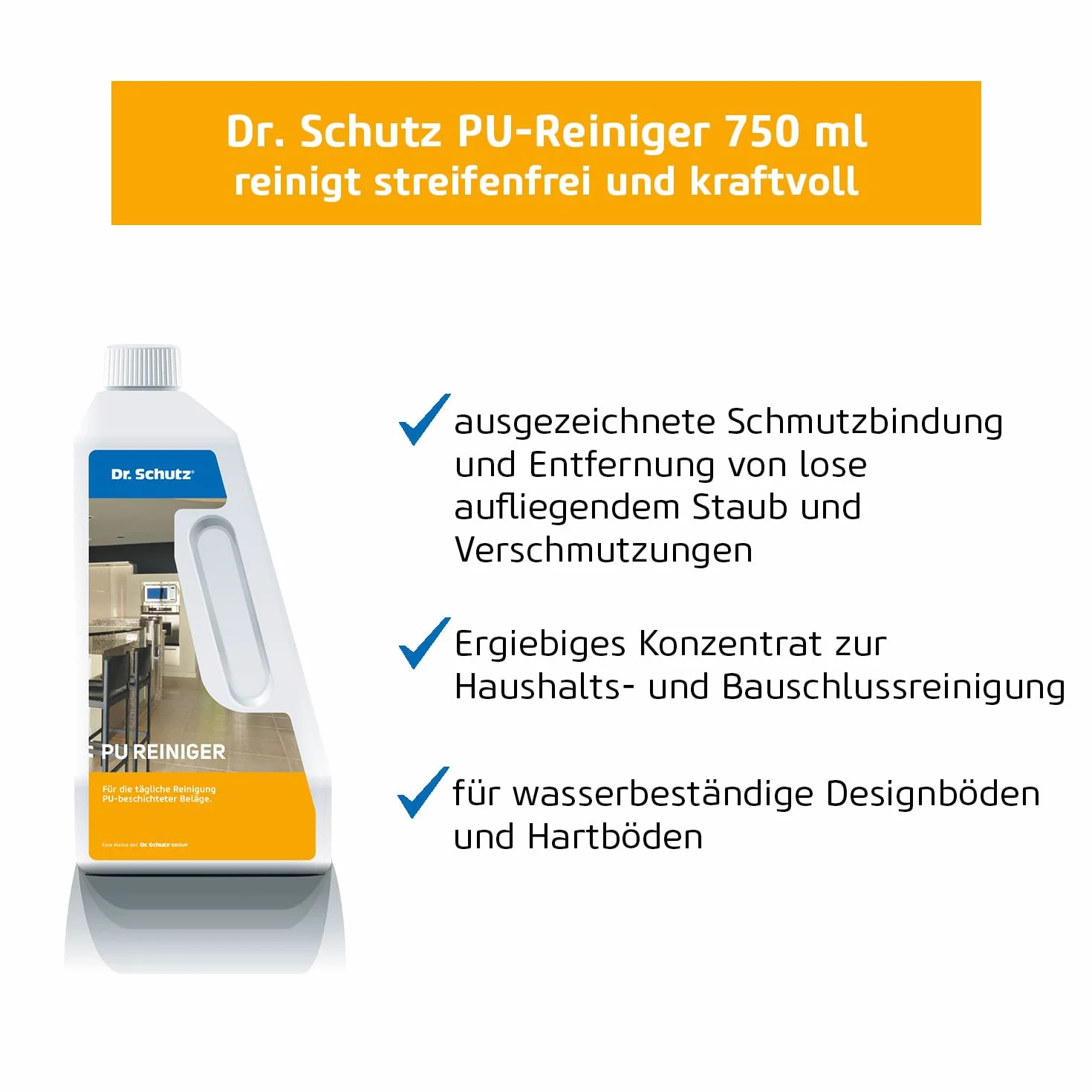 Dr. Schutz środek do czyszczenia podłóg poliuretan 750 ml