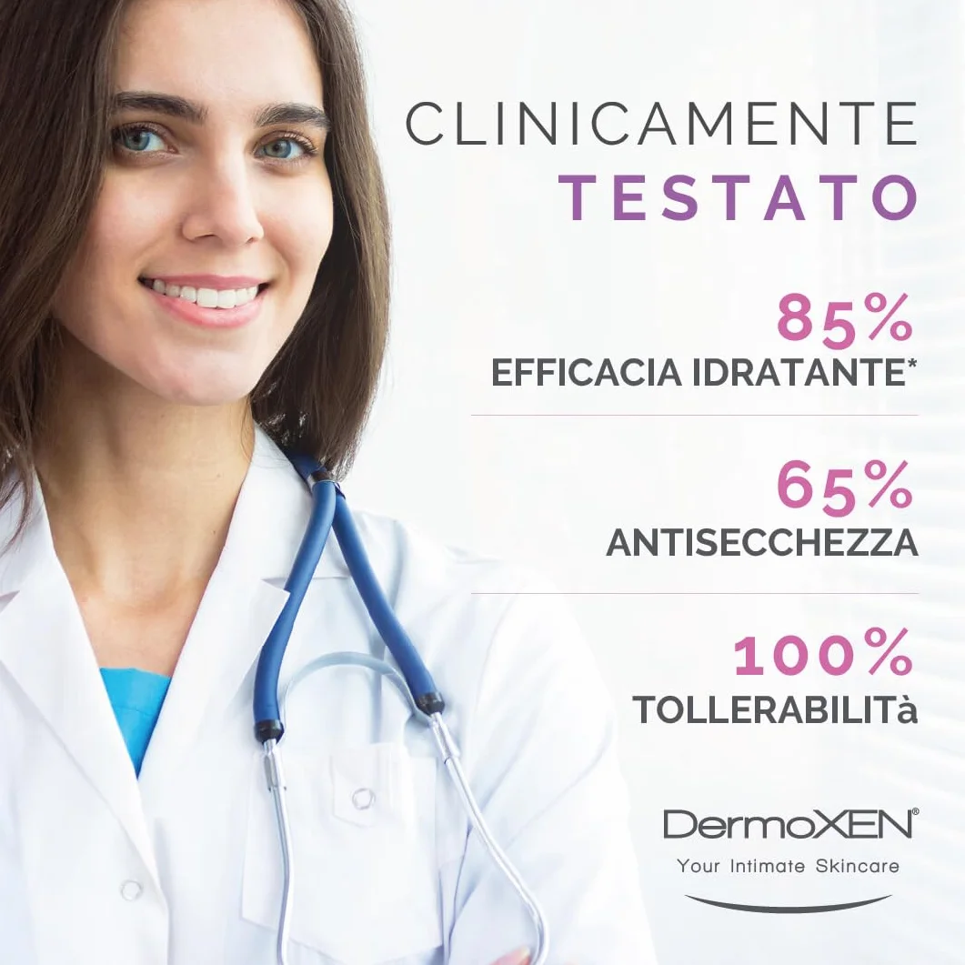 DERMOXEN ANTI-AGING Serum intymne dla kobiet 30 ml | Nawilżające i łagodzące serum do skóry wrażliwej i suchej l | Z kwasem hialuronowym, witaminą E, pH 4, bez konserwantów