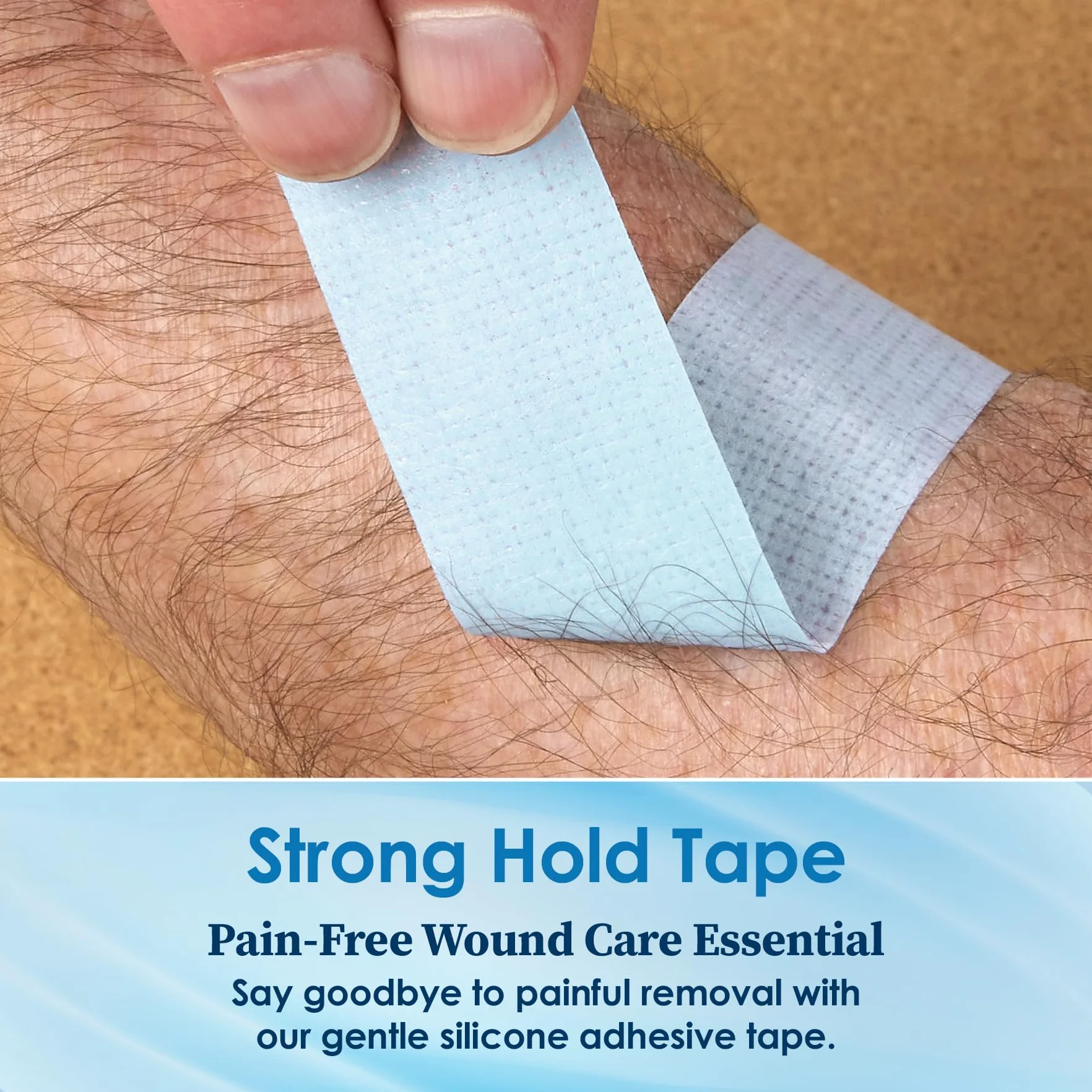 MEDca Sensitive Skin Low Trauma Tape Roll, 1 in x 4 yds, 2-Pack