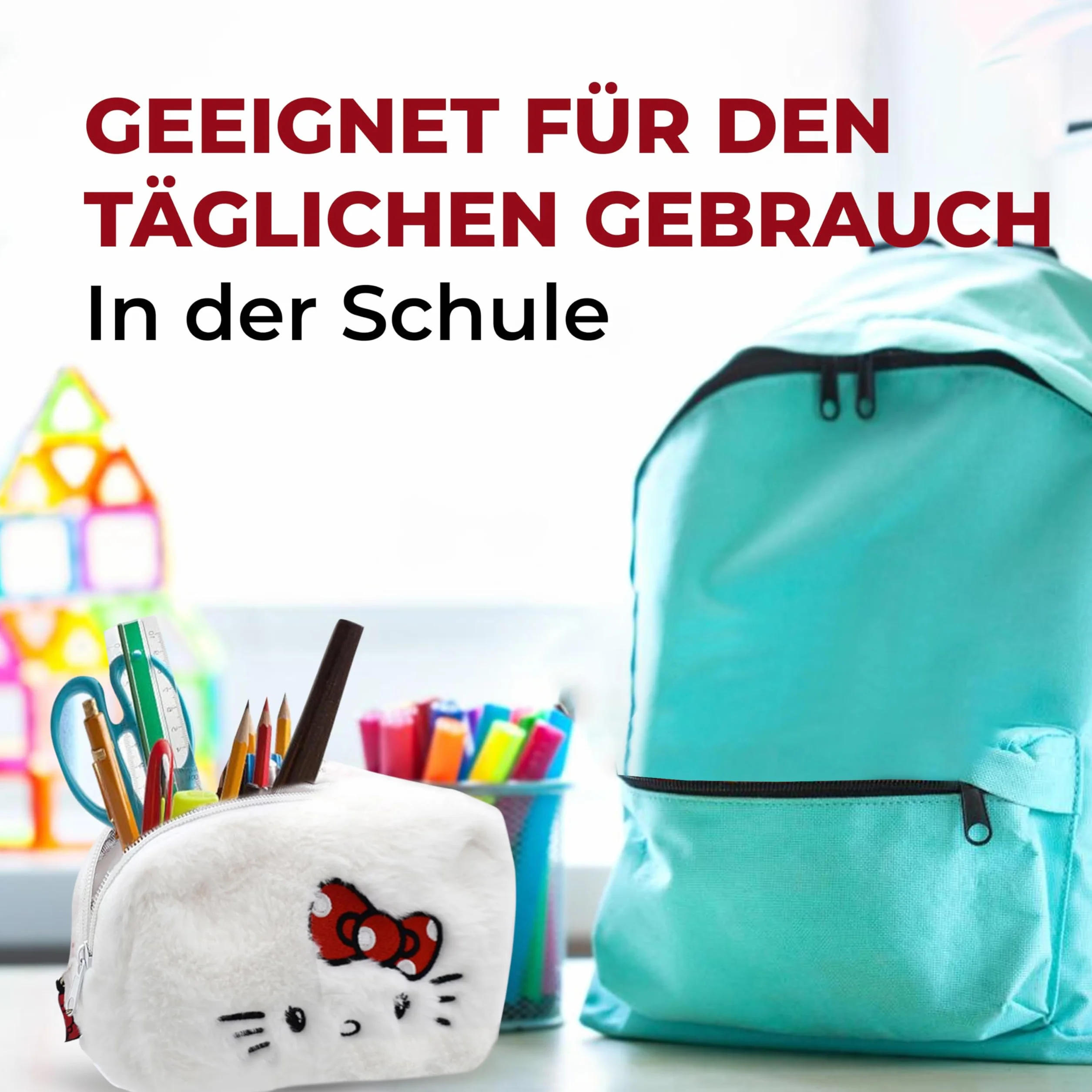 Etui na szczoteczkę do zębów - Praktyczne i stylowe etui na szczoteczkę do zębów - 22 x 2 x 7 cm - Piórnik, Torba podróżna, Hello Kitty V2
