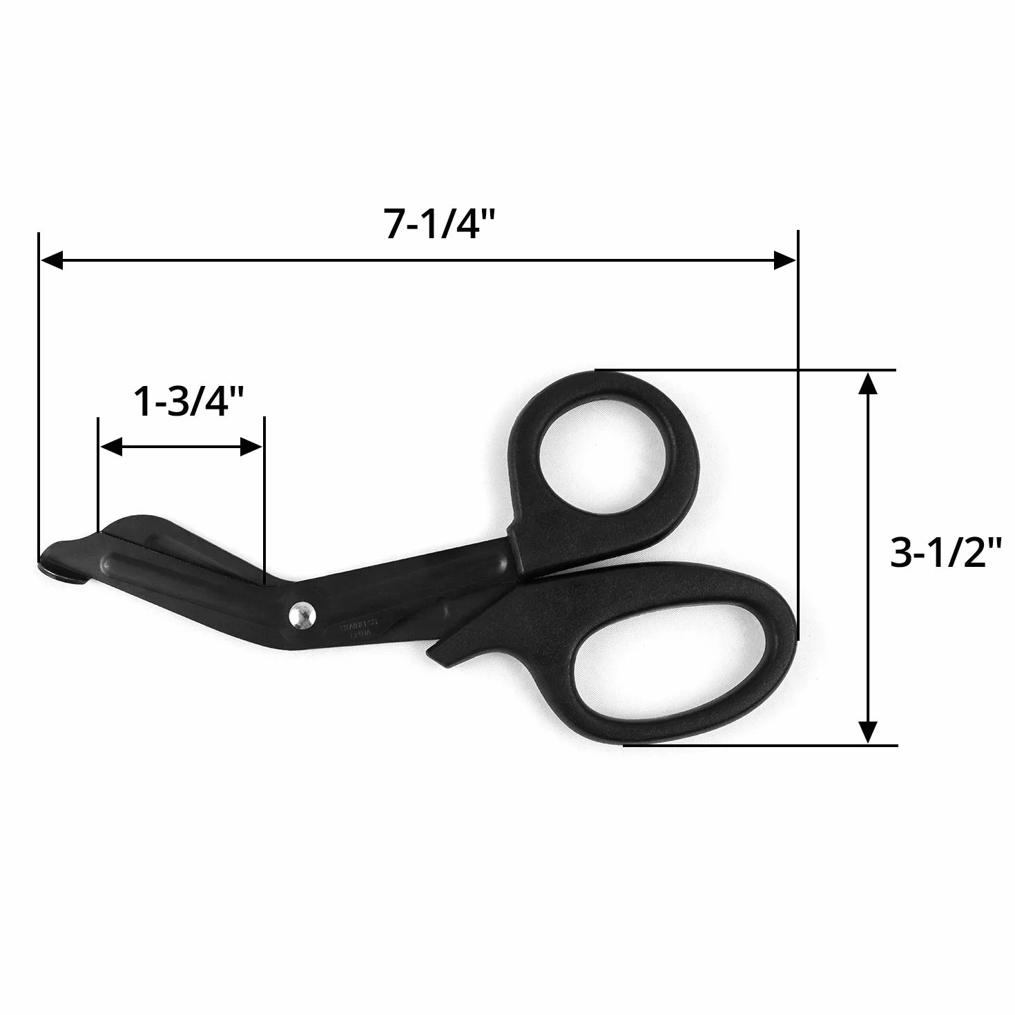 QWORK® 2 Pack 185mm Nożyczki Ratunkowe EMT i Urazowe, Bandażowe ze Stali Nierdzewnej do Ratownictwa Pielęgniarskiego Pierwszej Pomocy