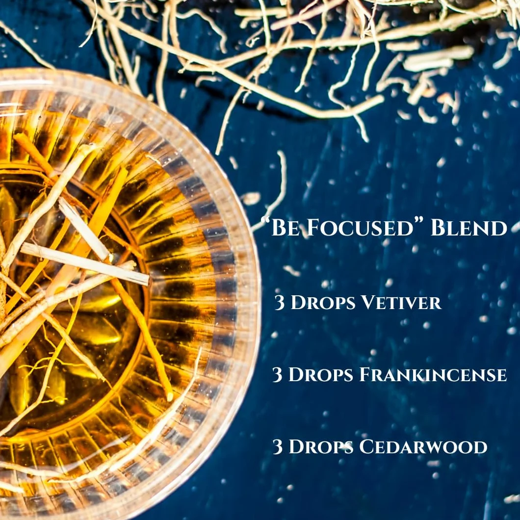 SenseLAB Olejek eteryczny wetiwerowy - 100% czysty naturalny olejek wetiwerowy do dyfuzora aromaterapeutycznego - Koncentracja i łagodzenie napięcia - Olejek zapachowy (10 ml)