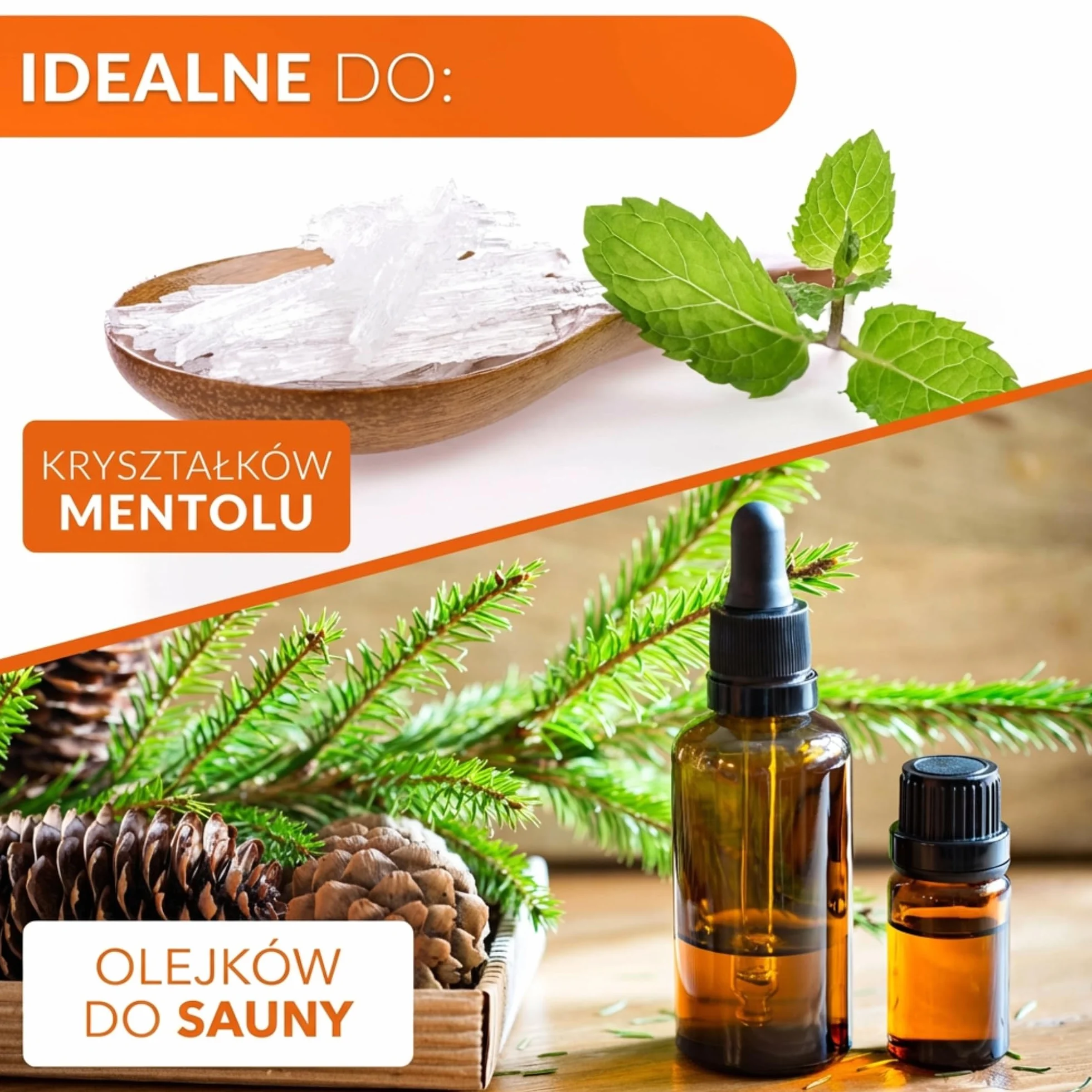 ALPENHAUCH Sauna Jajko z masywnego serpentynu [5x5cm] - odporne na wysoką temperaturę jajko do sauny z aromatem dla intensywnego zapachu - Naturalne jajko do sauny na kryształki mentolowe i olejki do