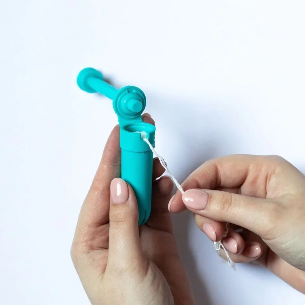 Lil-Lets Wielokrotnego użytku aplikator tamponu sprzedawane z 6 organicznymi tamponami liliowymi