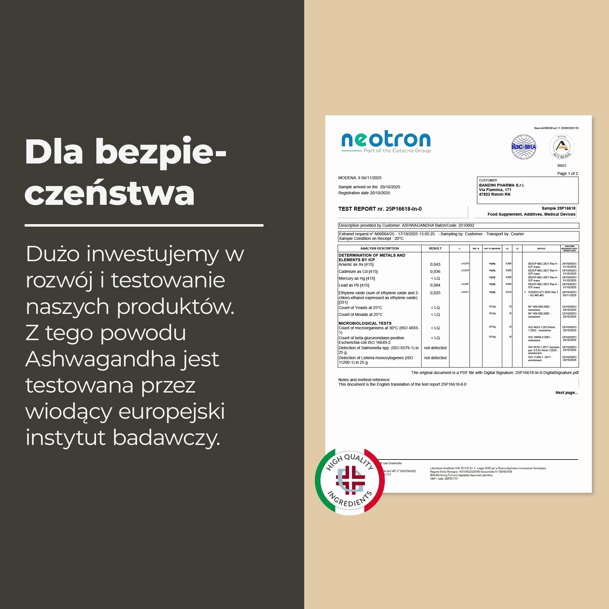 Bandini® Ashwagandha KSM-66® - 180 tabletek, 6 miesięcy - Withania Somnifera (indyjski żeń-szeń) - 5% witanolidów - Wegański ekstrakt z korzenia - Suplement o wysokiej mocy - Alternatywa dla kapsułek