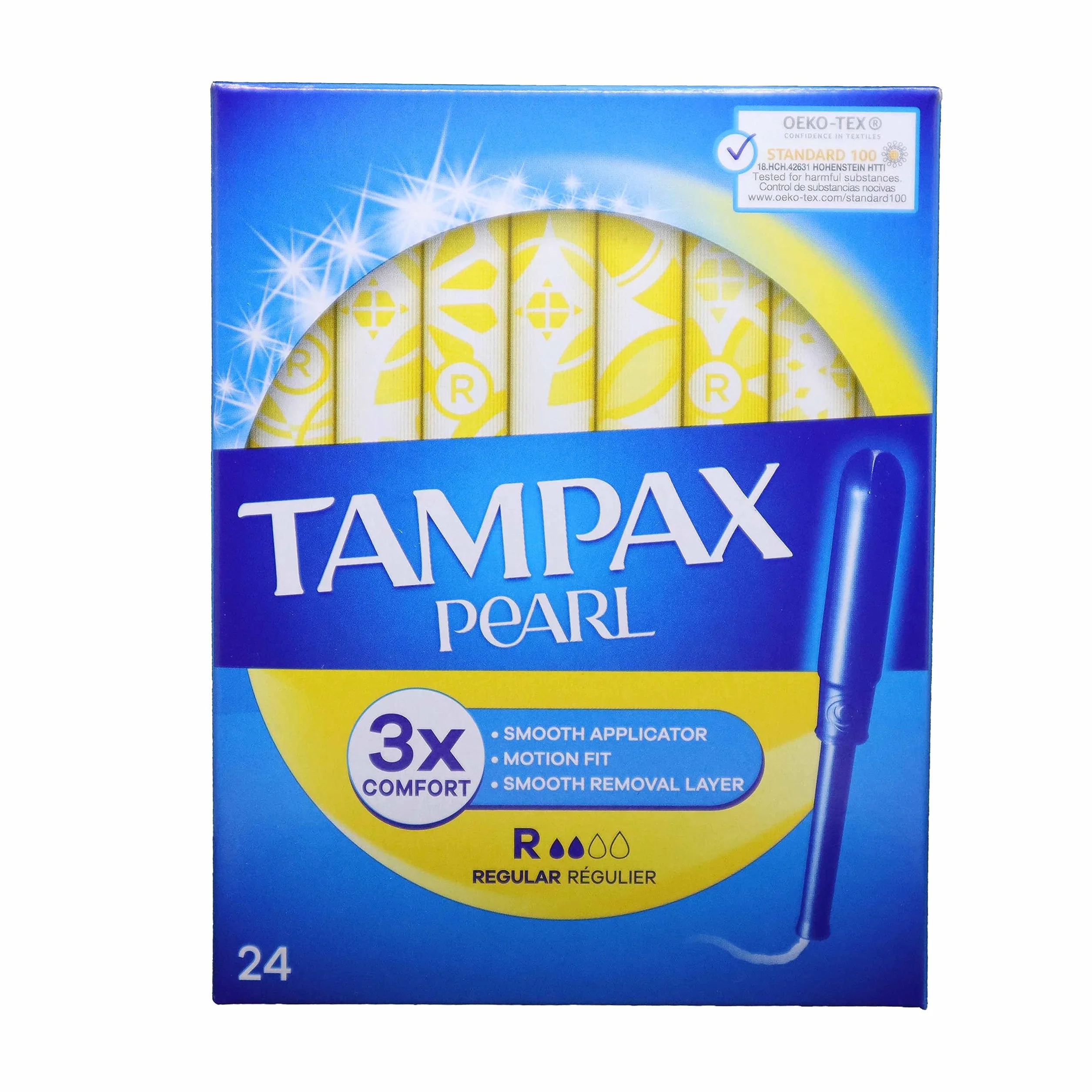 Tampax Pearl Regular tampony z aplikatorem, 24 sztuki