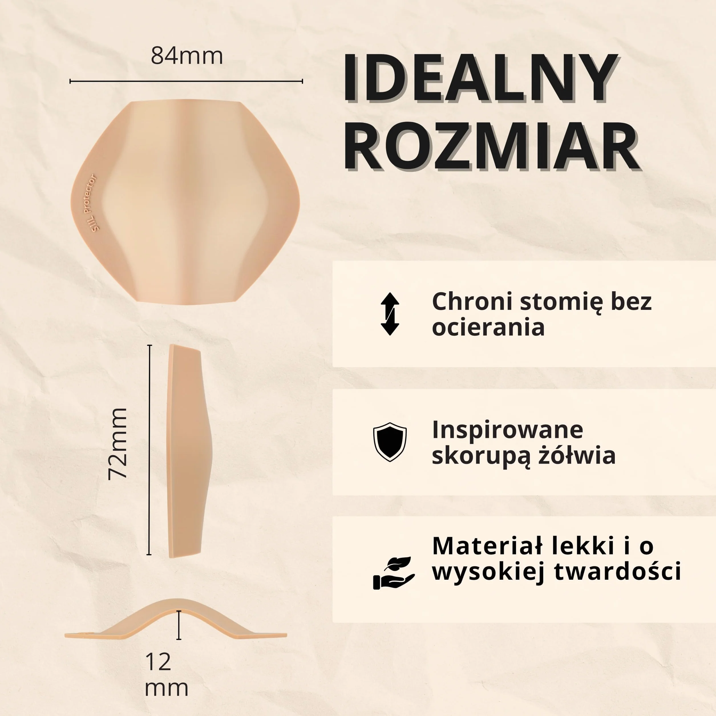 Osłona Stomijna Stoma Protector Pokrowiec na Stomię do worków kolostomijnych
