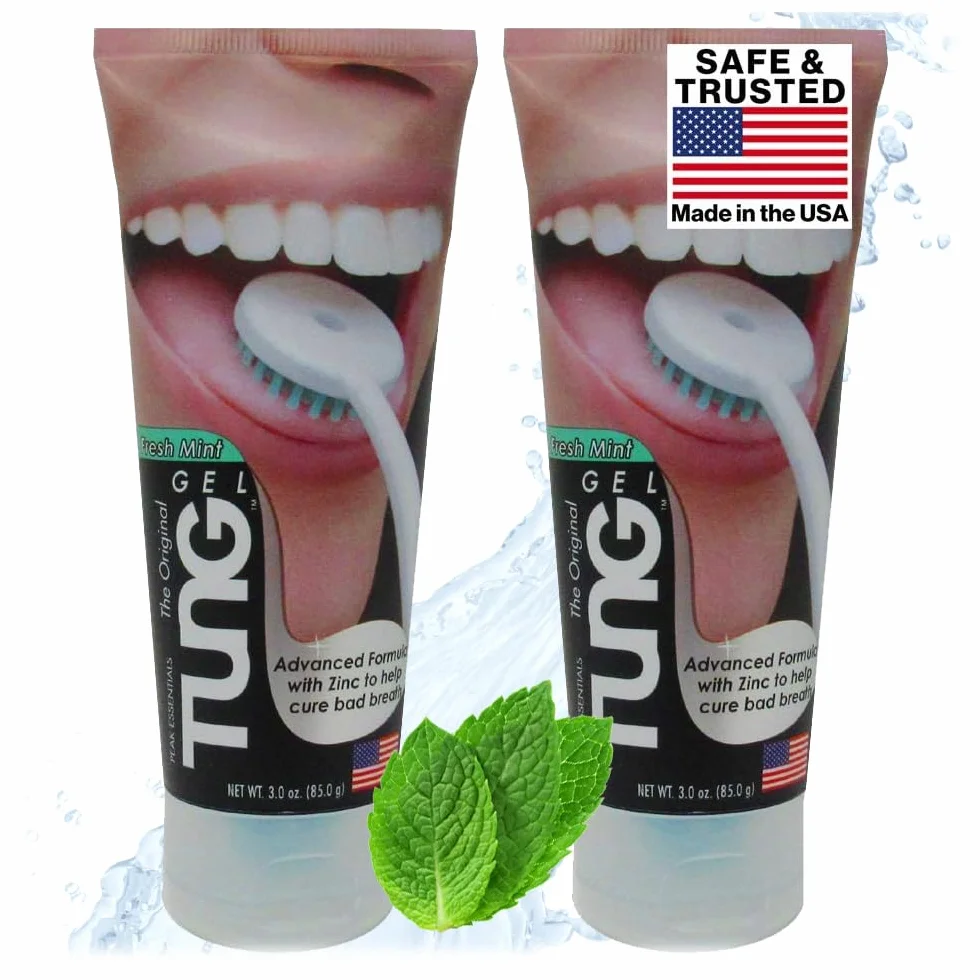 Tung Fresh Mint żel do czyszczenia języków, 2 sztuki