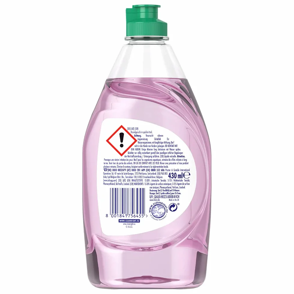 Fairy Płyn do mycia naczyń 430 ml naturalny zapach lawendy i rozmarynu
