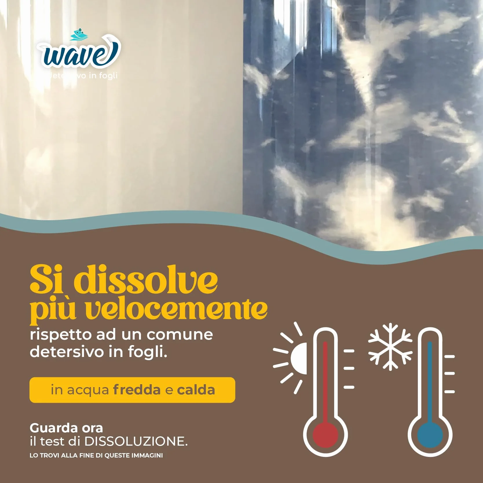 Wave Washing Classic Box środek piorący na liściach 32 cykle prania biodegradowalny