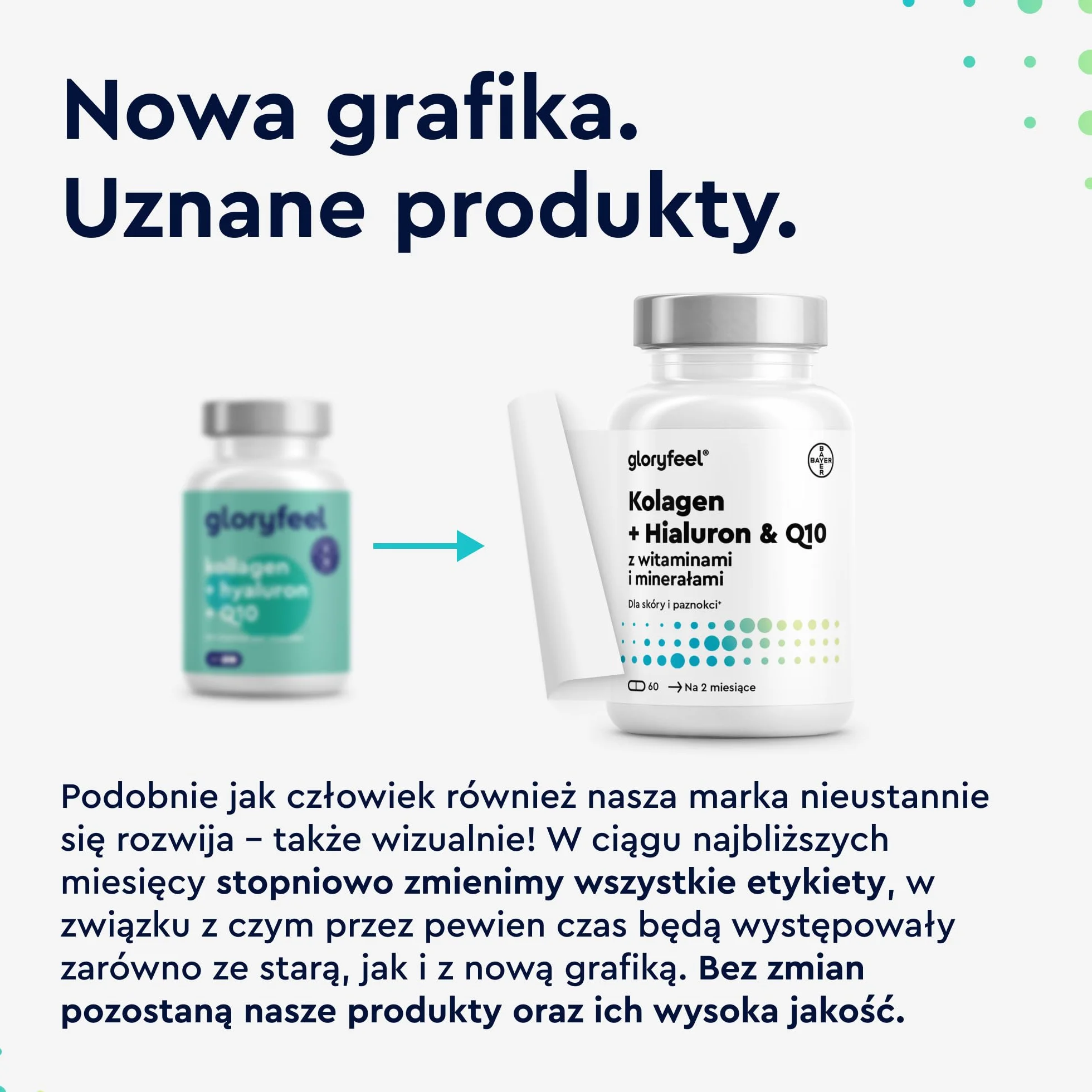 Kolagen+koenzym Q10+kwas hialuronowy - Premium: Kolagen morski - Z cynkiem, magnezem, witaminą B12, D3, A i C - 60 kap. - Testowane laboratoryjnie, wysoka dawka bez dodatków, wyprodukowane w Niemczech