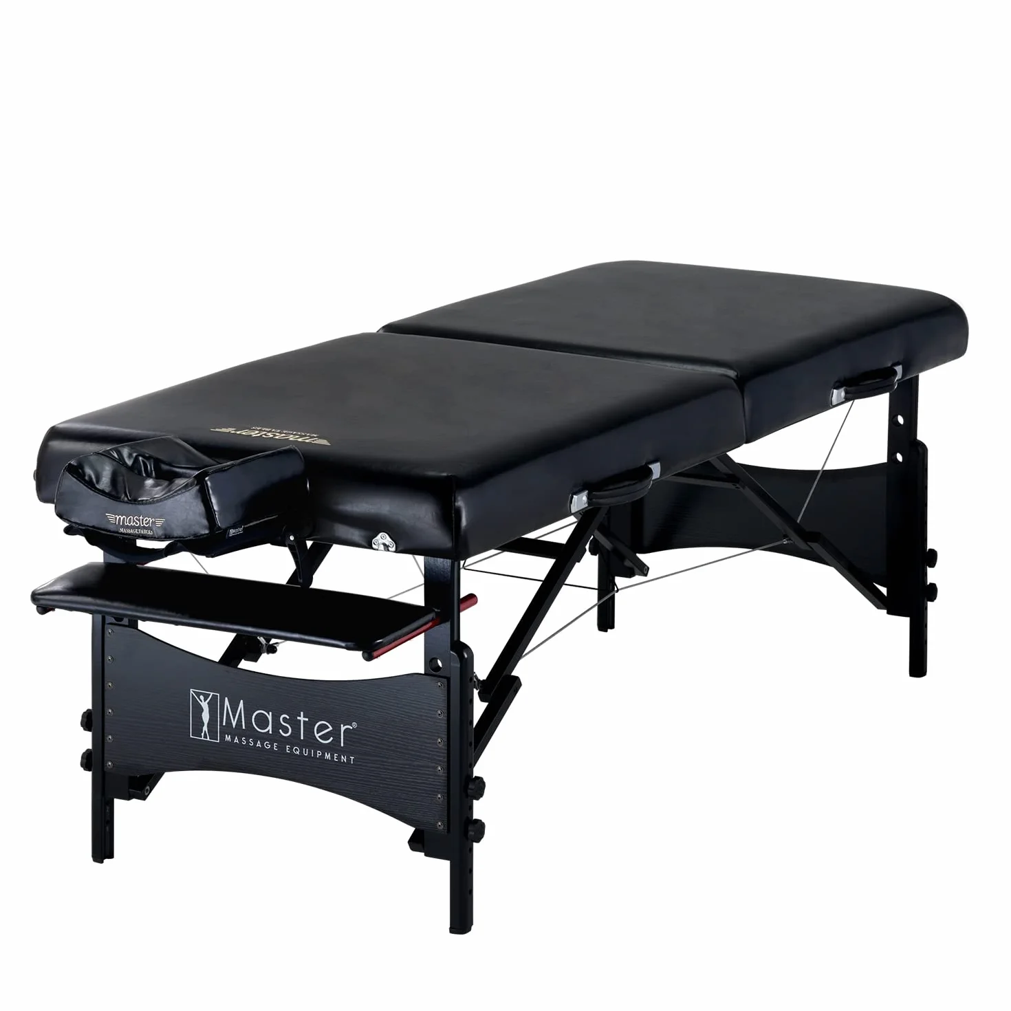Master Massage Mobil stół do masażu składany 76 cm czarny