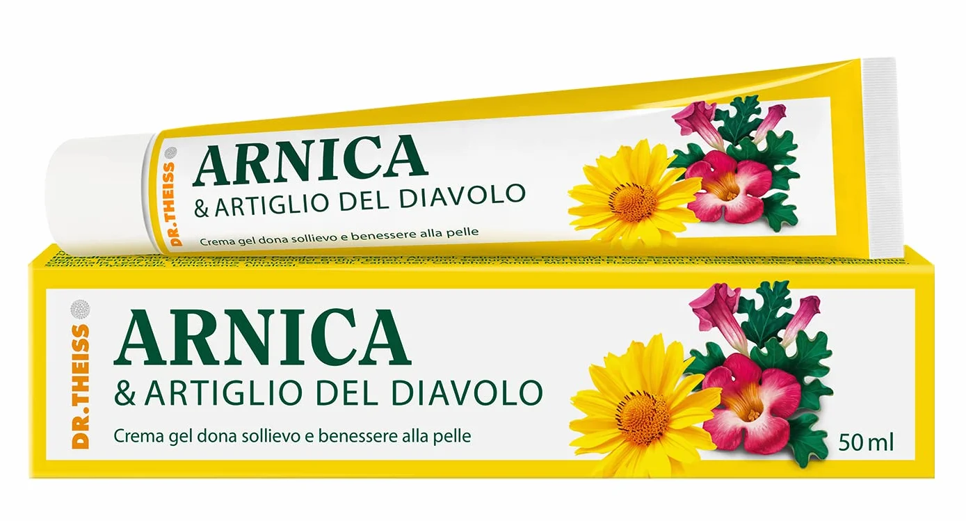 Dr Theiss Arnica Cream i diabelski pazur 50 ml - żelowa maść zapewniająca ulgę i dobre samopoczucie mięśni stawów, przed i po sporcie i treningu, zarówno kobiety, jak i mężczyźni