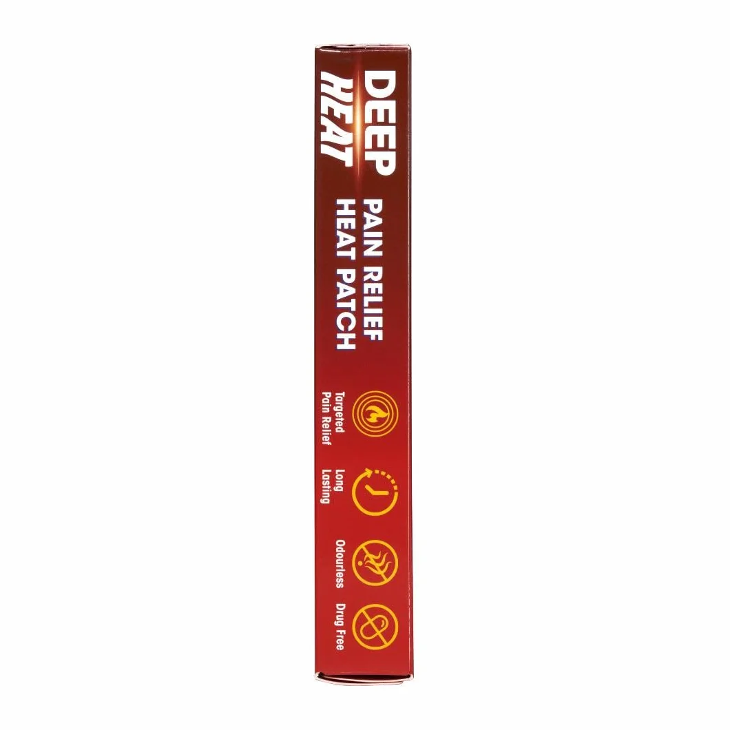 Deep Heat Pain Relief plastry rozgrzewające, 4 sztuki, 1 opakowanie