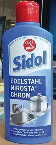 Sidol Połysk i pielęgnacja stali nierdzewnej, nirosty i chromu - 250 ml