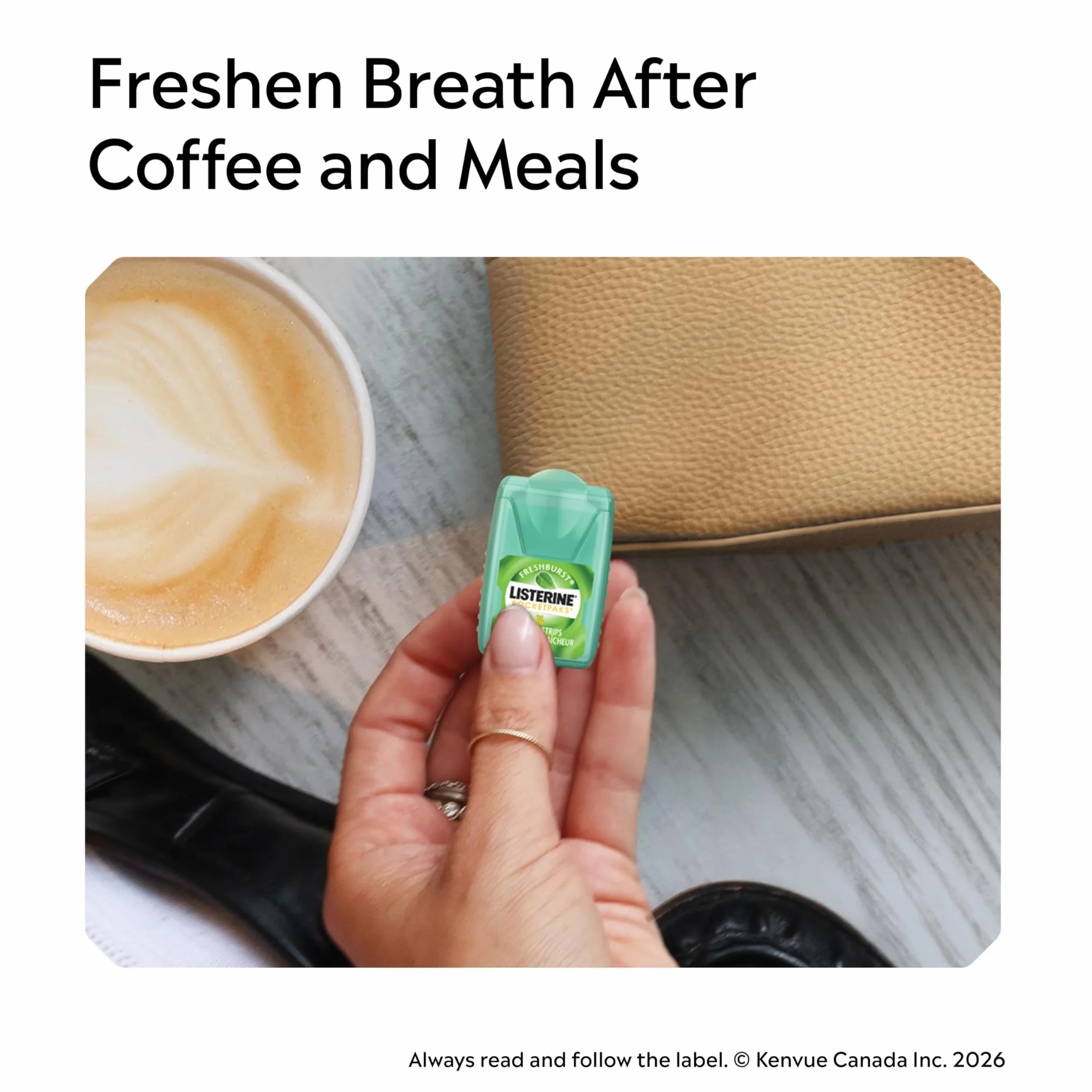Listerine Freshburst Pocketpaks Breath Strips, zestaw 24 pasków, 3 szt