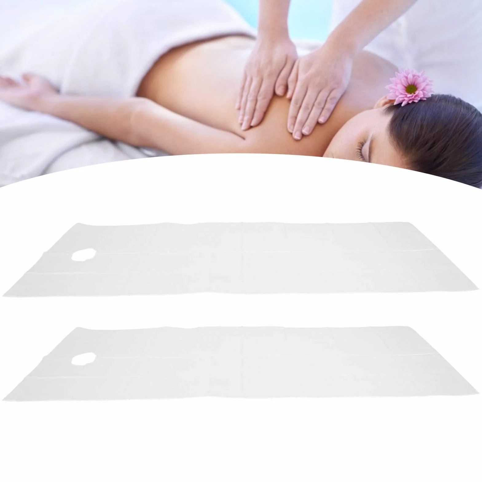 Prześcieradło na stół do masażu SPA narzuta na łóżko premium pościel płaska