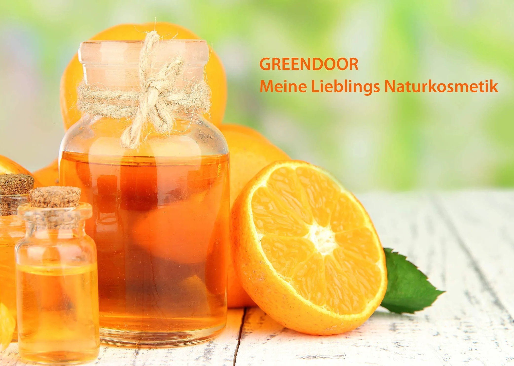 GREENDOOR Pomarańczowy olejek do masażu, 100 ml, naturalny