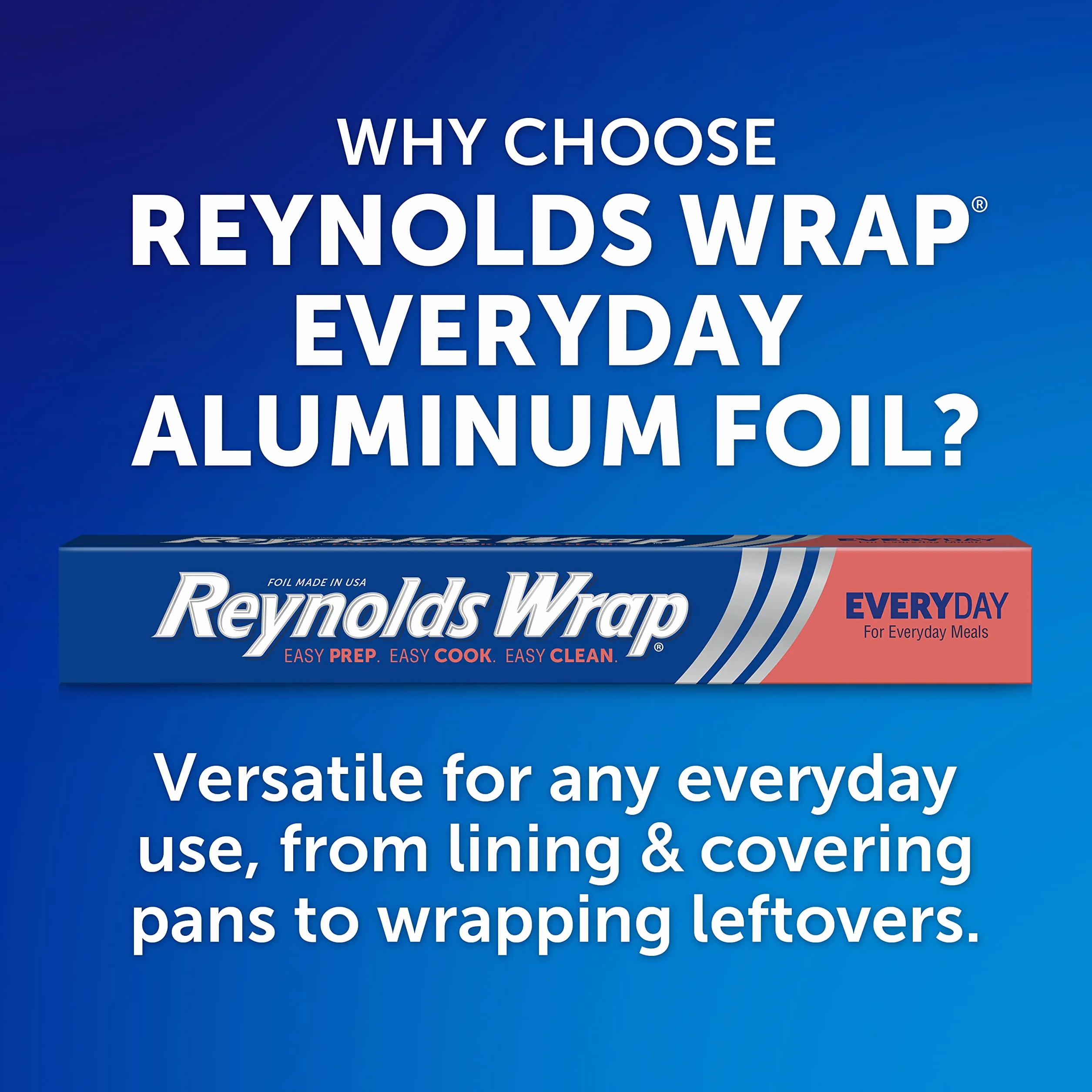 Reynolds Wrap Aluminium Foil, 80 Square Feet (Pack of 5)