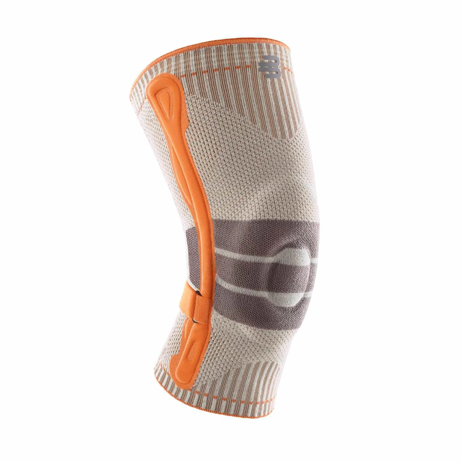 BAUERFEIND Bandaż na kolano do wędrówek "Outdoor Knee Support", 1 bandaż trekkingowy, uniseks, do noszenia z prawej i lewej strony, indywidualnie regulowany pasek, wełna z merynosów